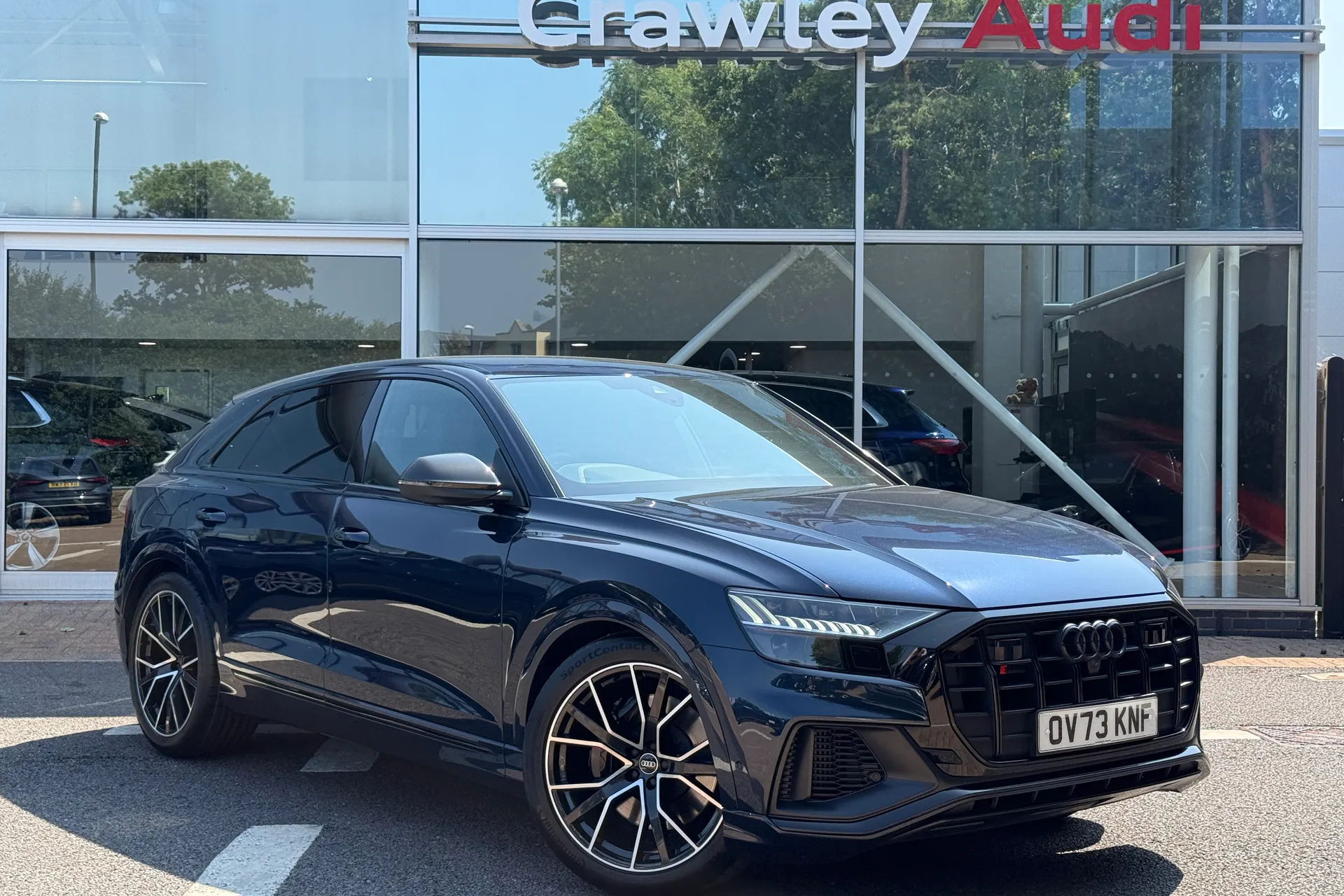 Audi Q8 focused image