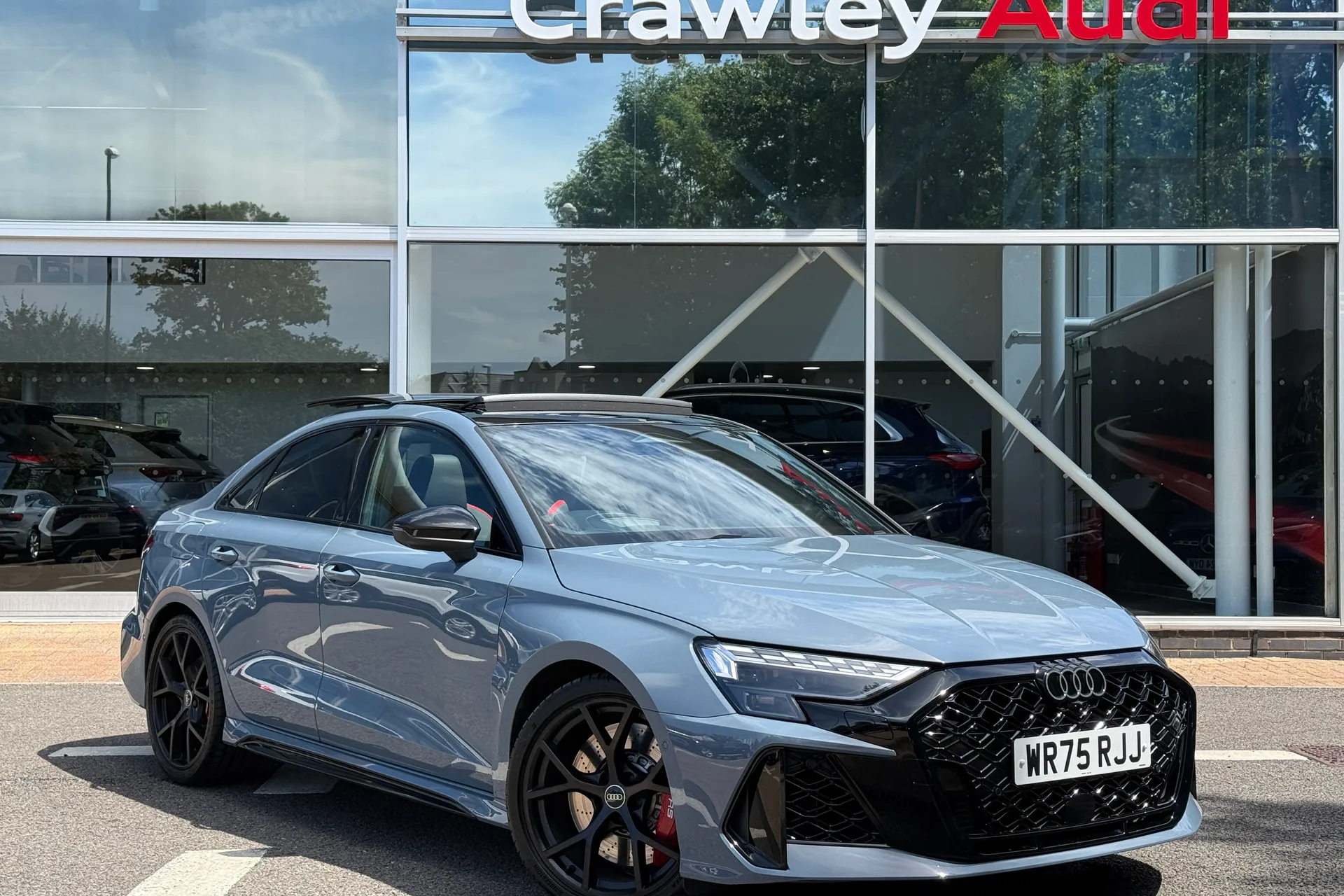 Audi RS3 focused image