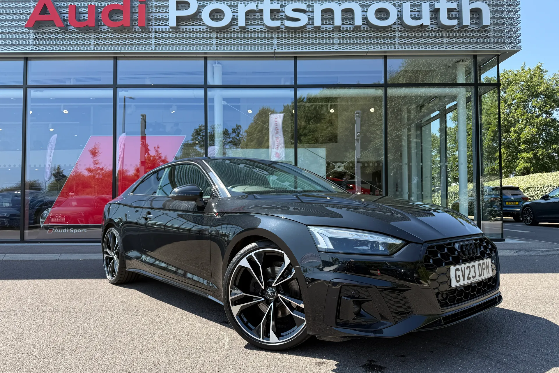 Audi A5 focused image
