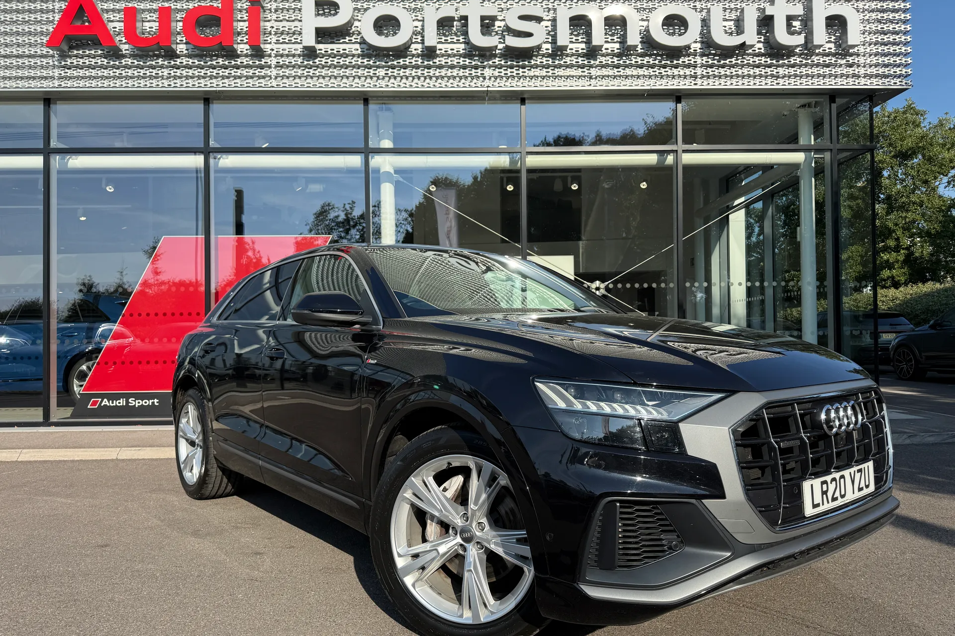 Audi Q8 focused image