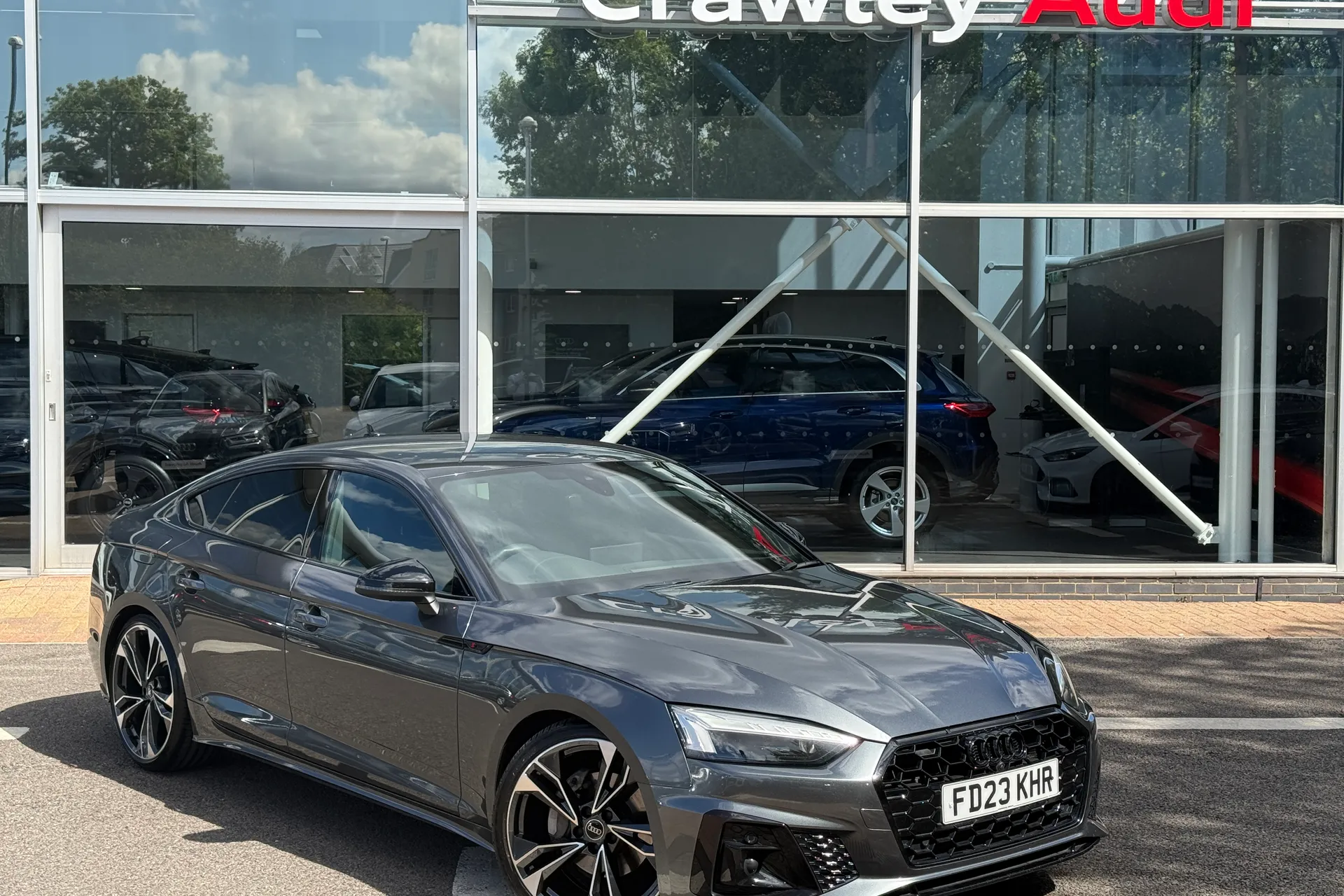 Audi A5 focused image