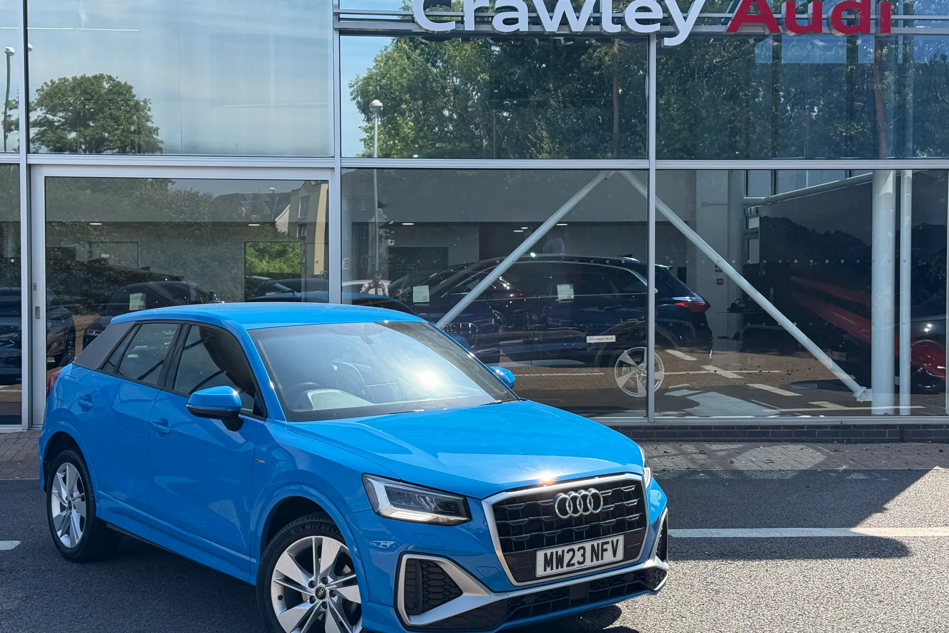 Audi Q2 focused image