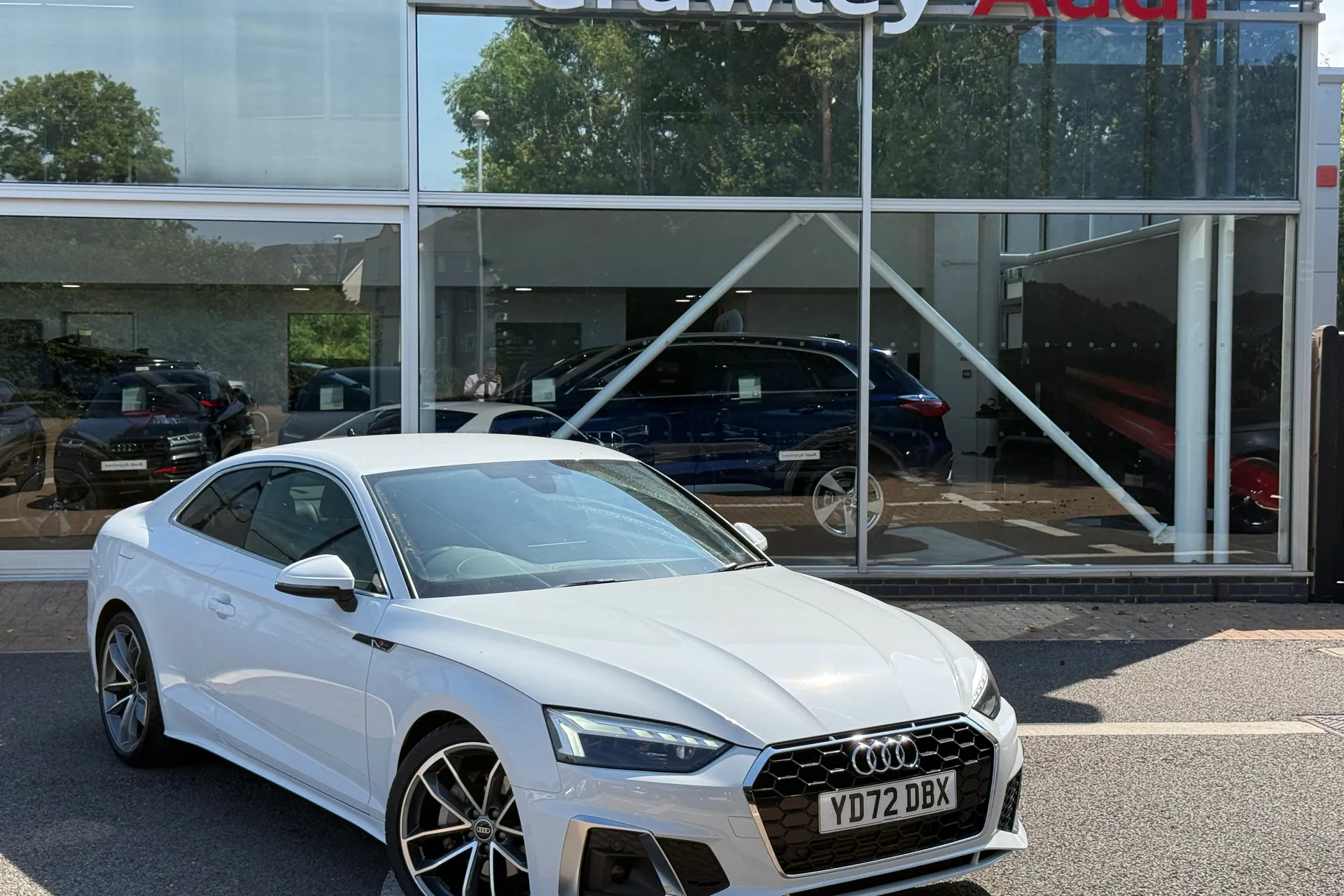Audi A5 focused image
