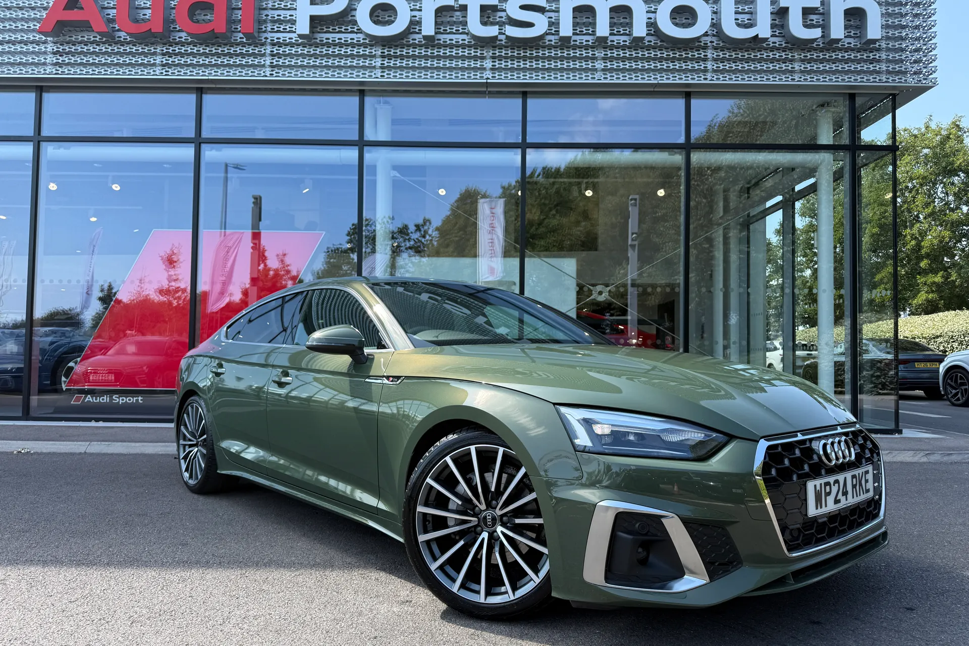 Audi A5 focused image