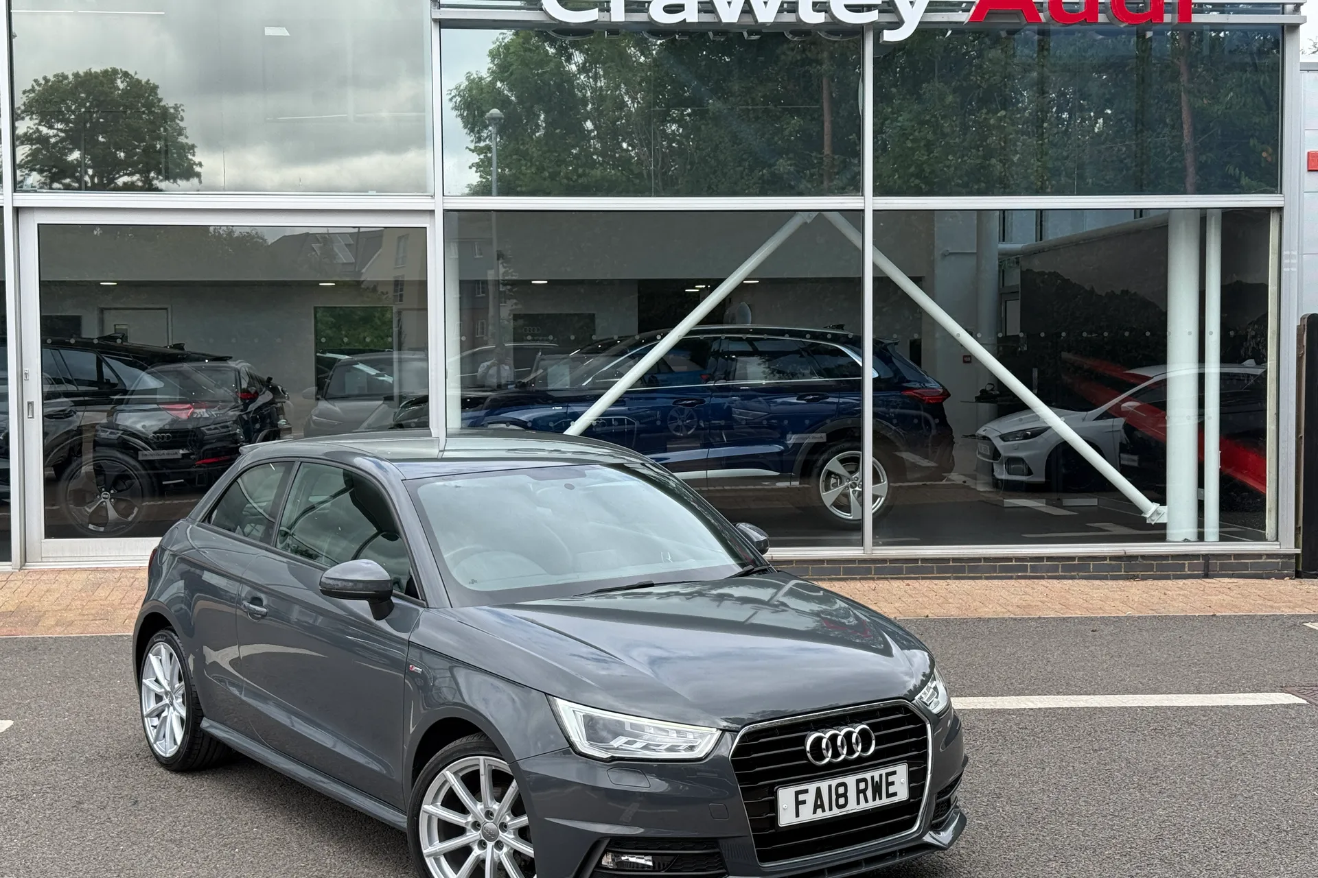 Audi A1 focused image