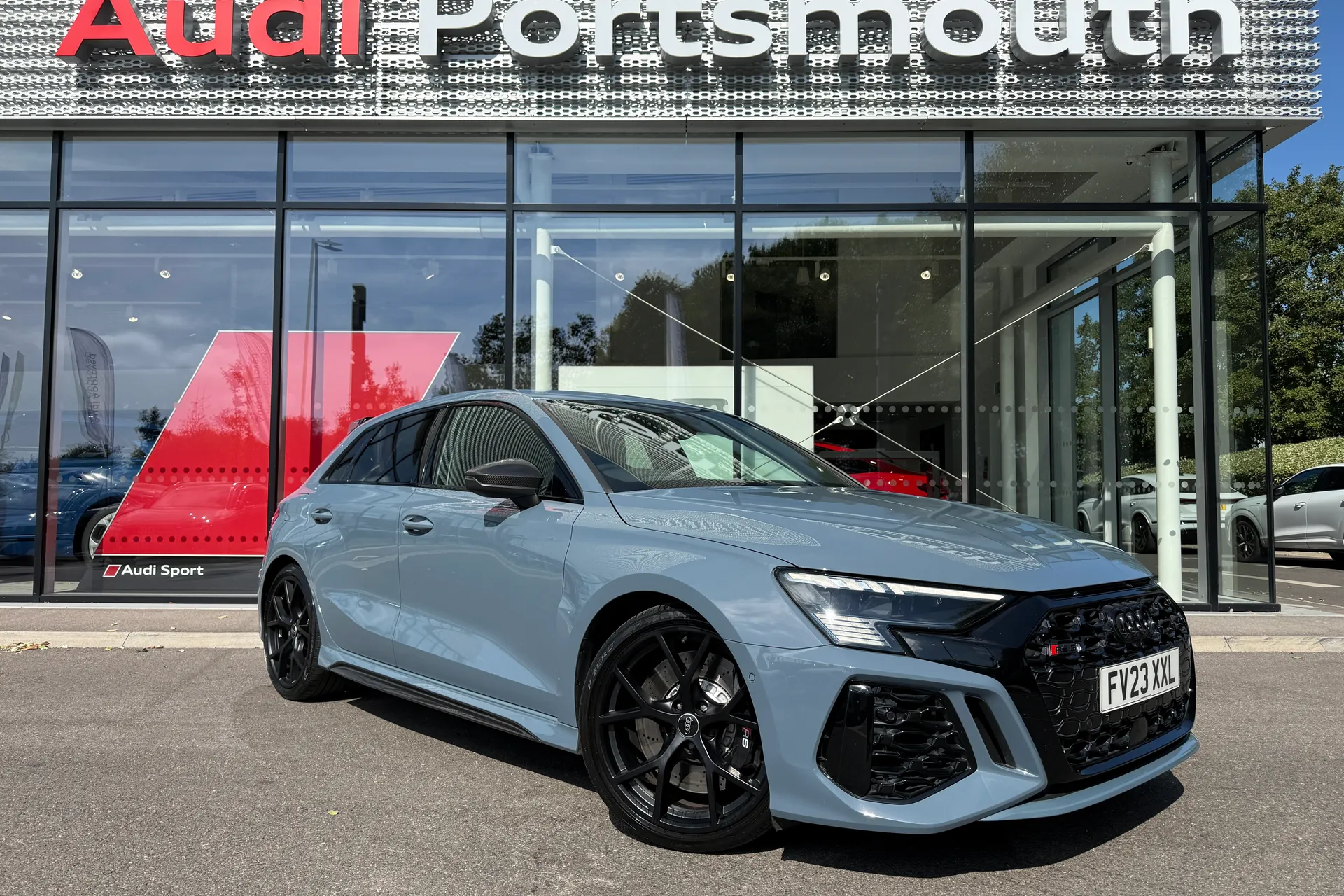 Audi RS3 focused image