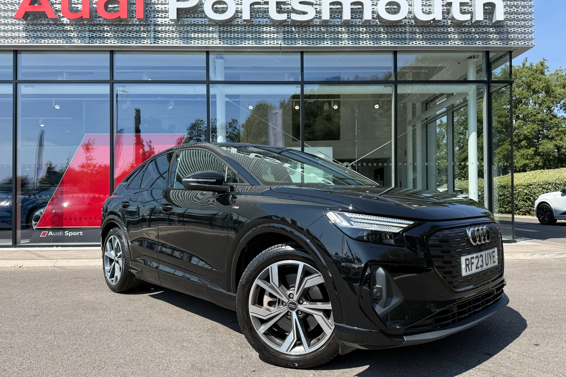 Audi Q4 focused image