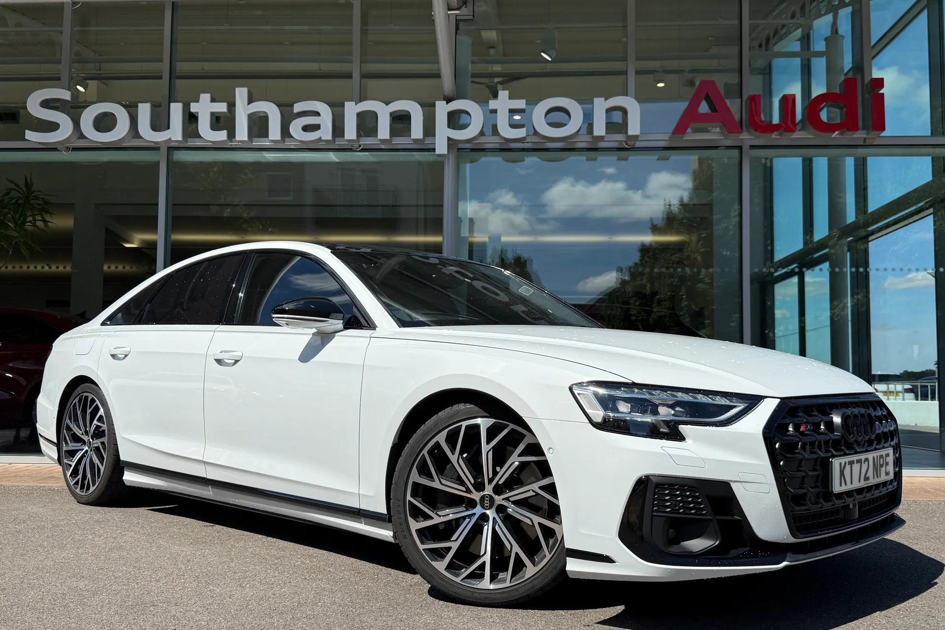 Audi A8 focused image
