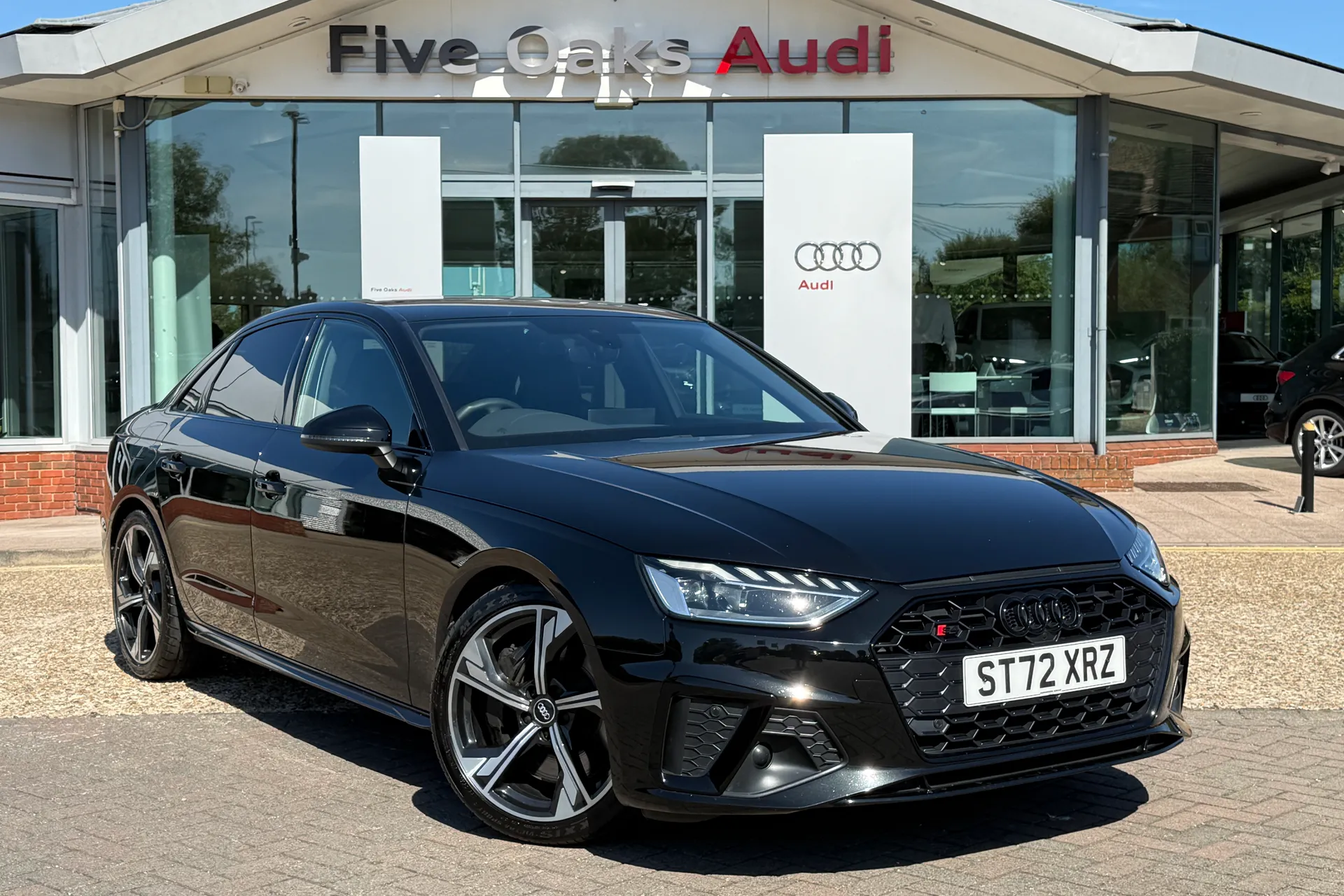 Audi A4 focused image