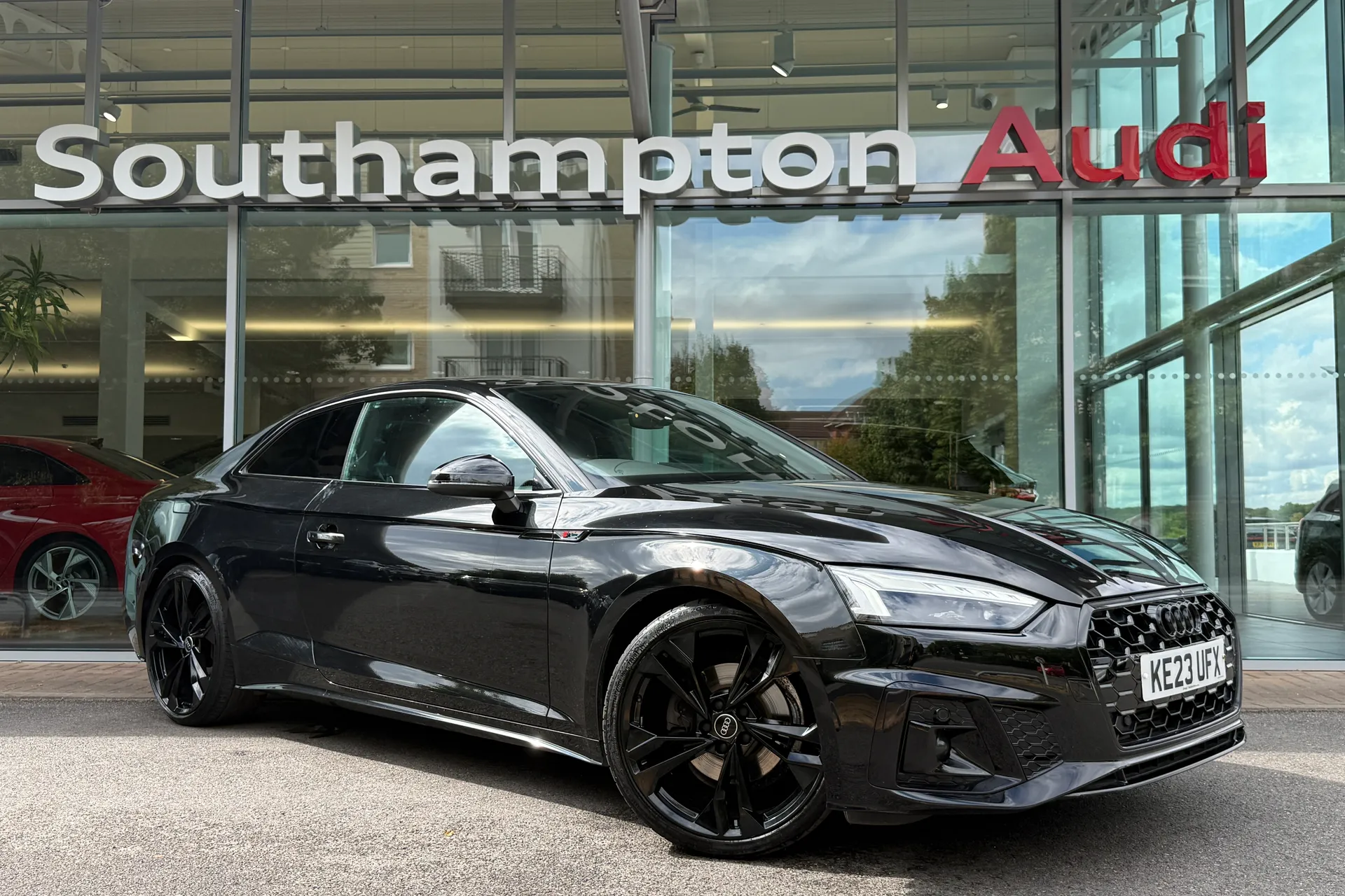 Audi A5 focused image