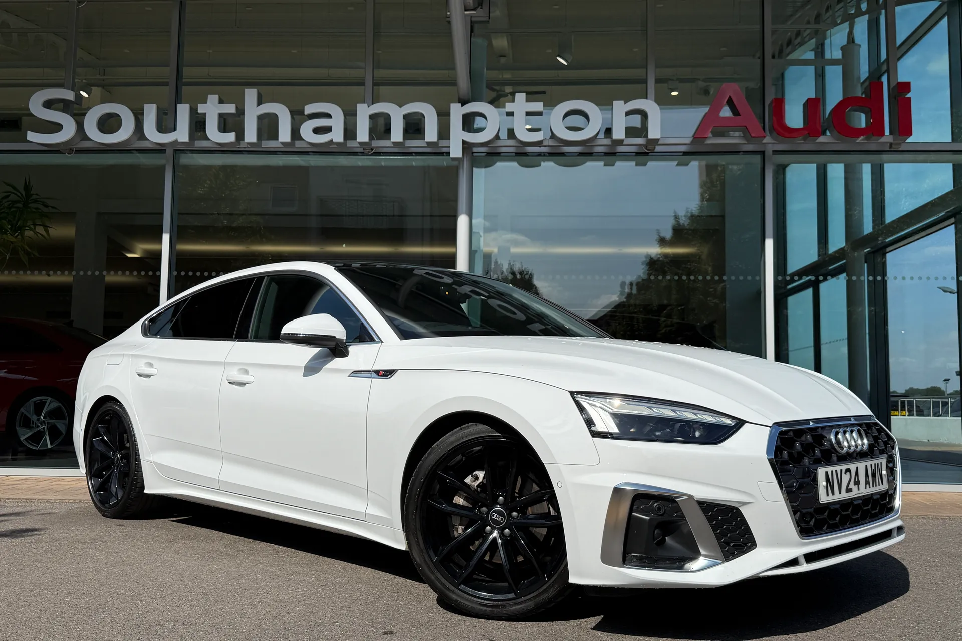 Audi A5 focused image