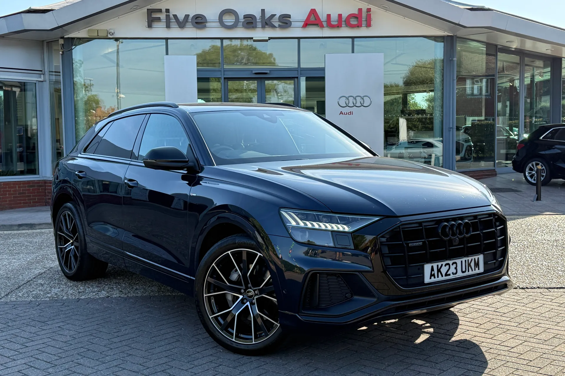 Audi Q8 focused image