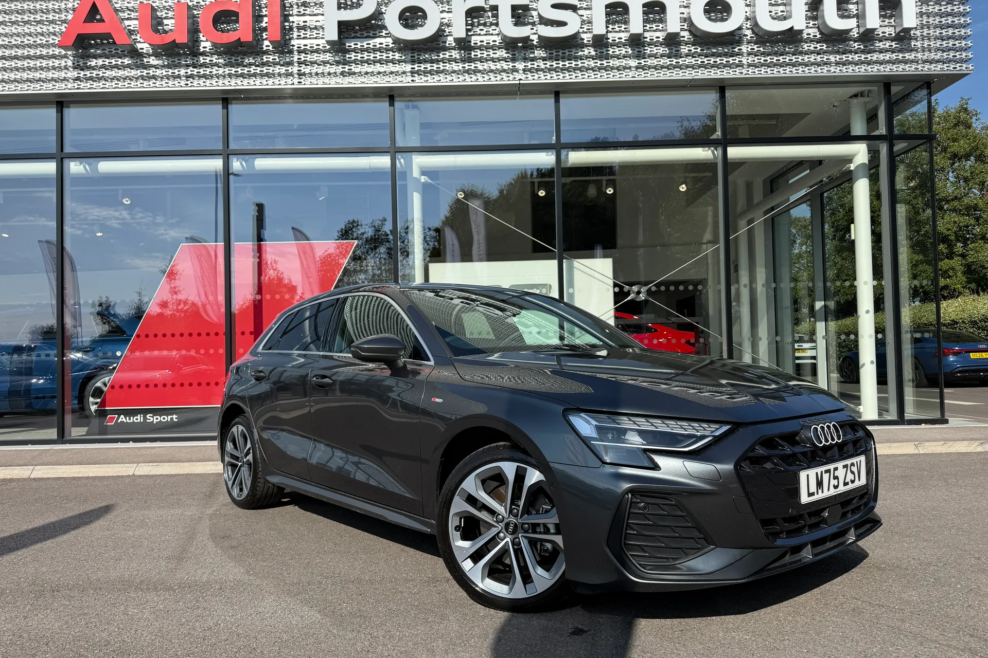 Audi A3 focused image