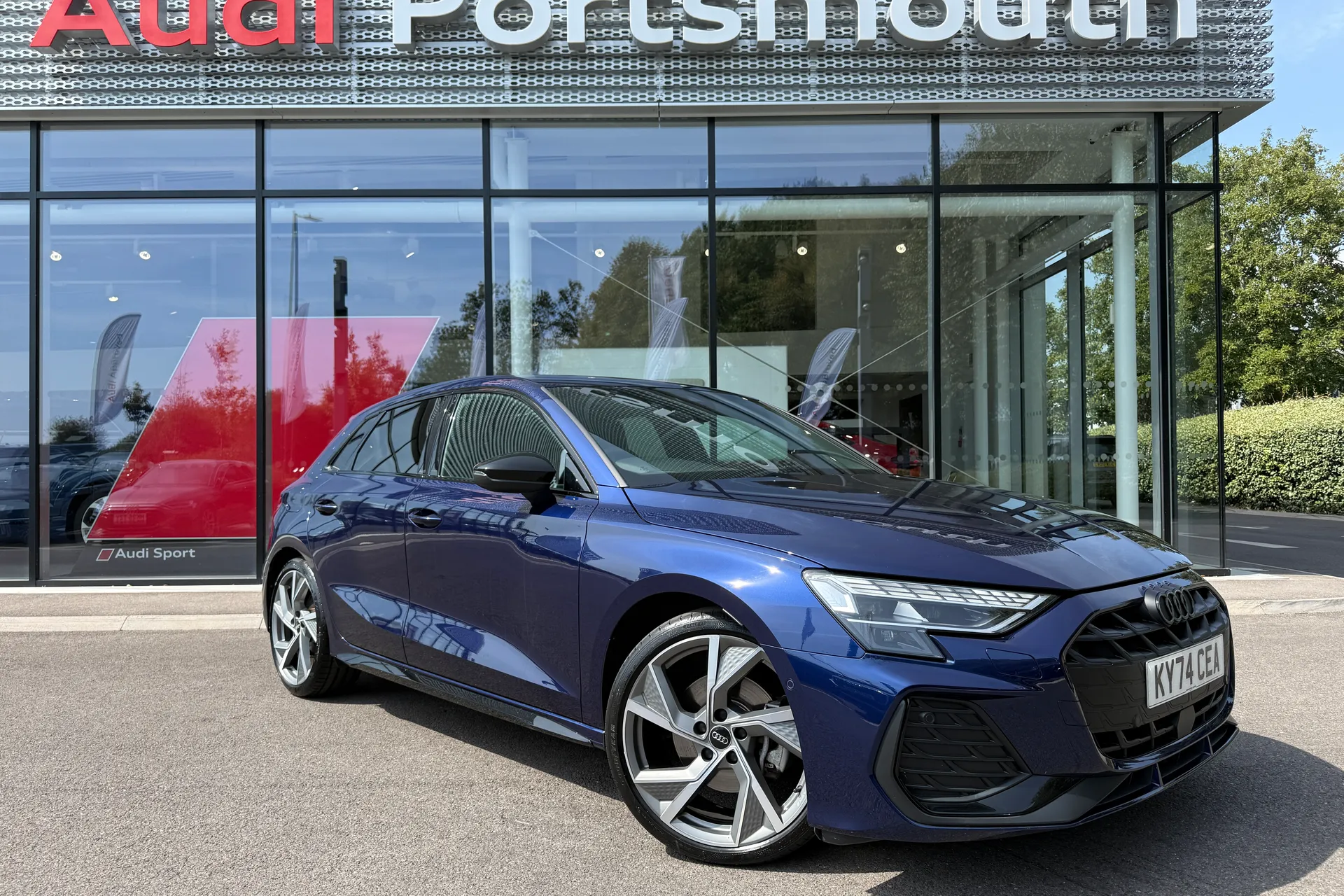 Audi A3 focused image