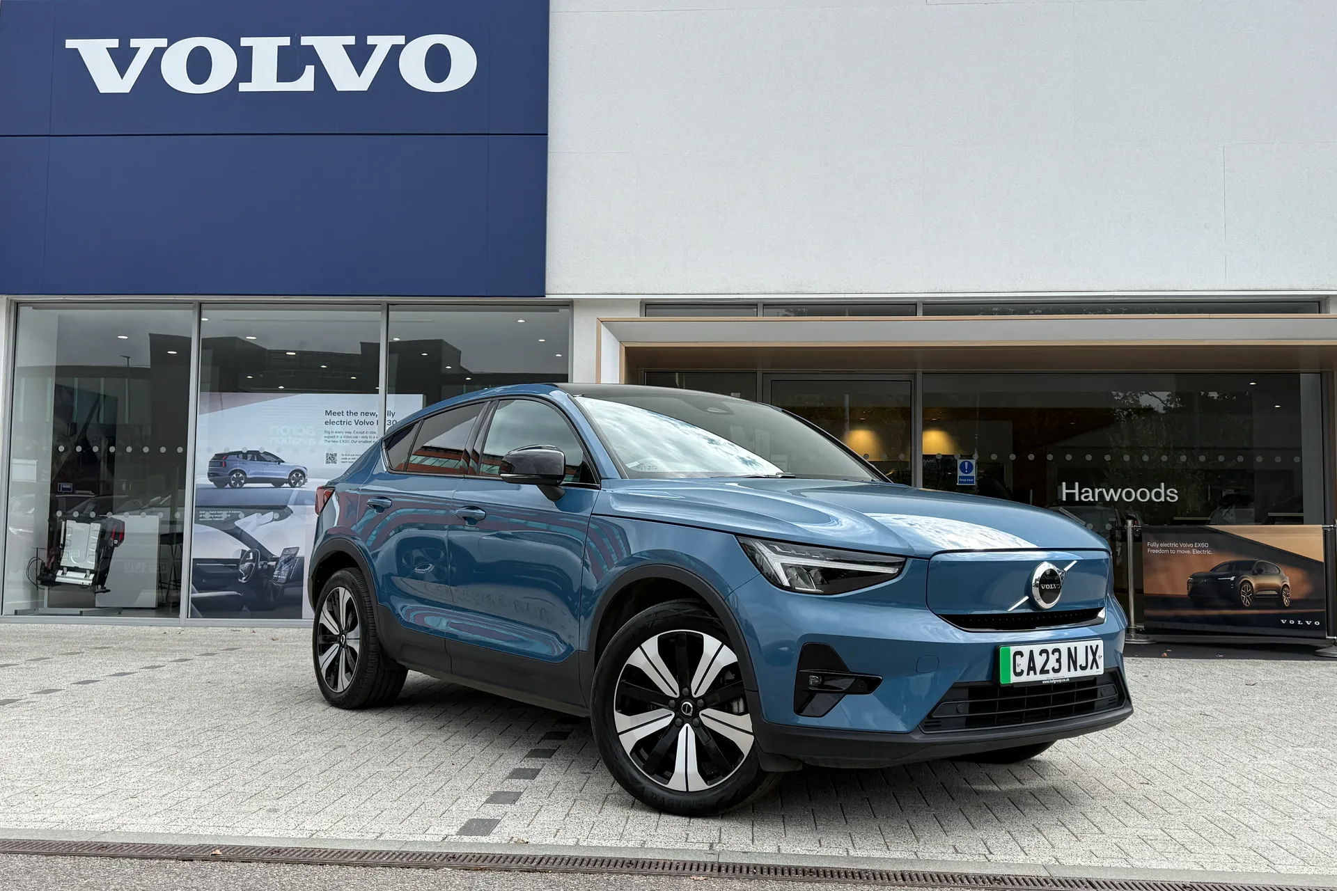 Volvo C40 focused image