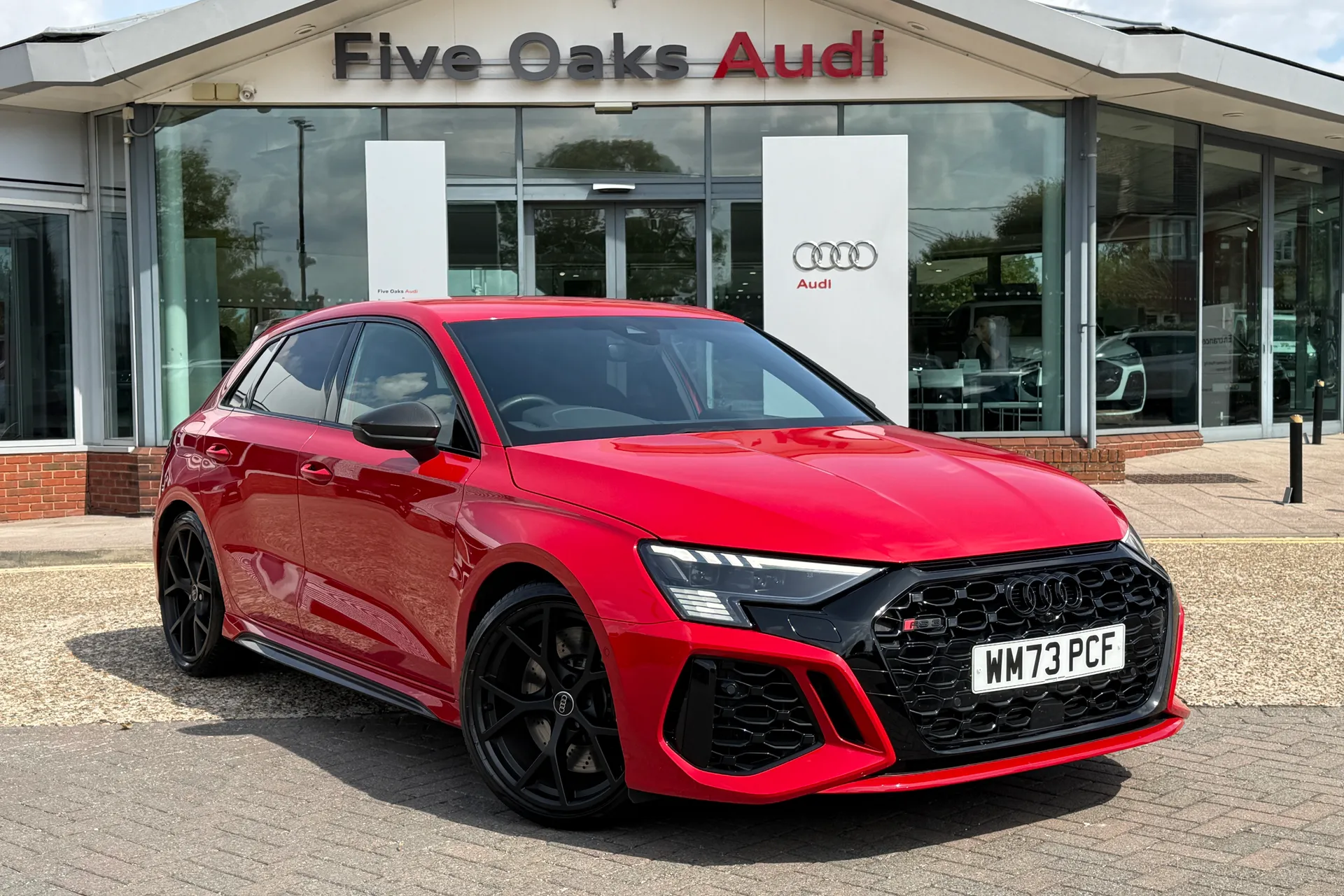 Audi RS3 focused image