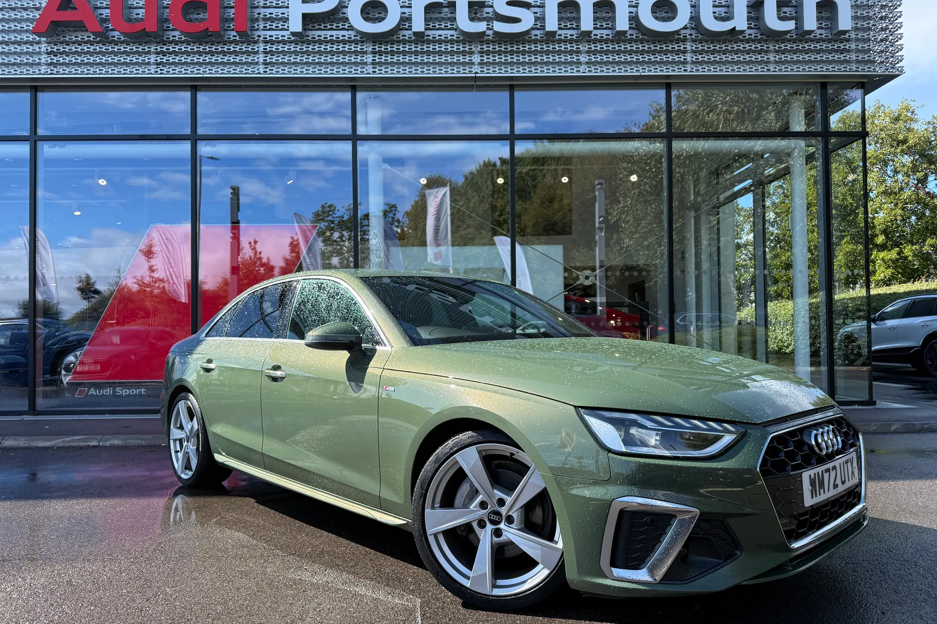 Audi A4 focused image