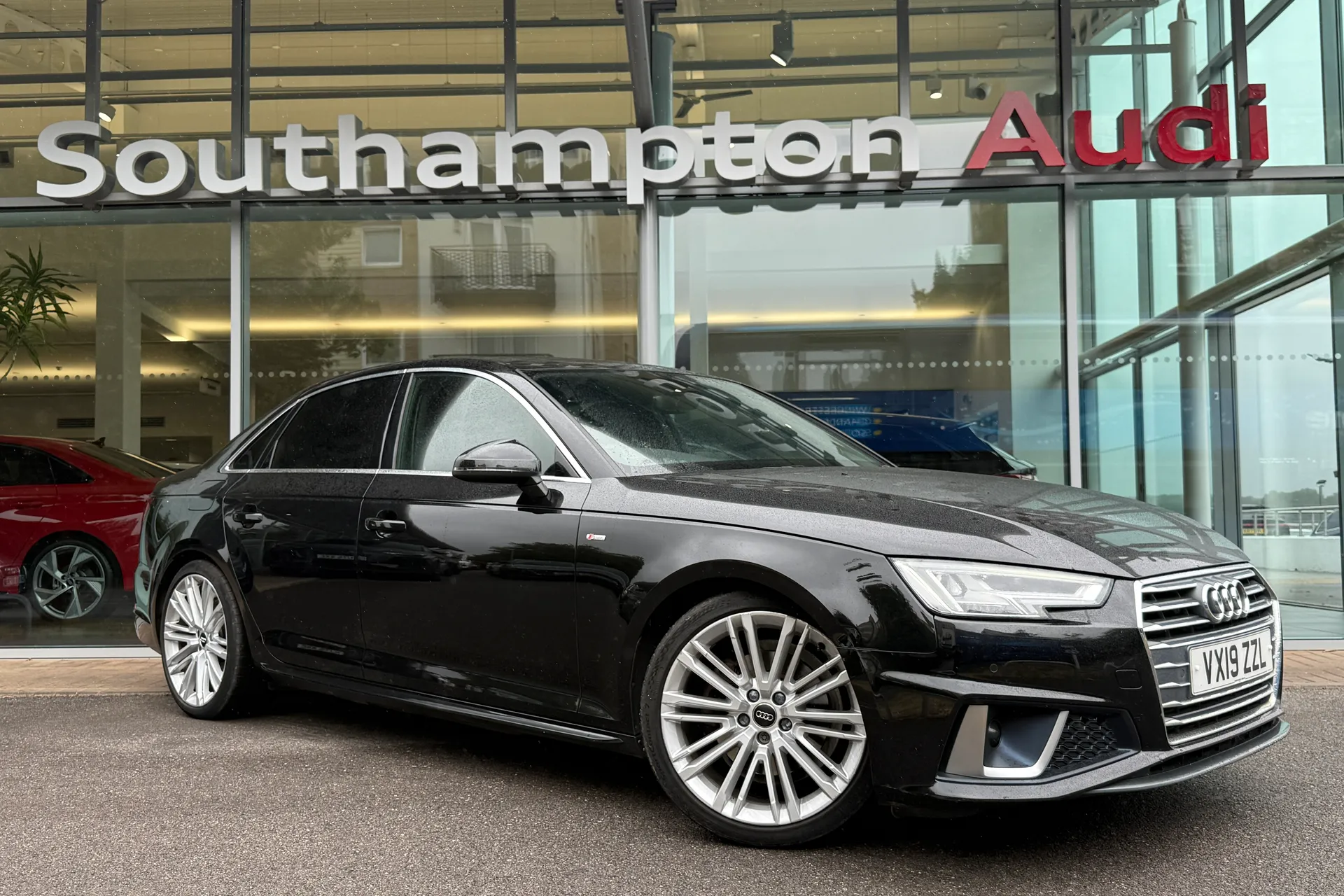 Audi A4 focused image