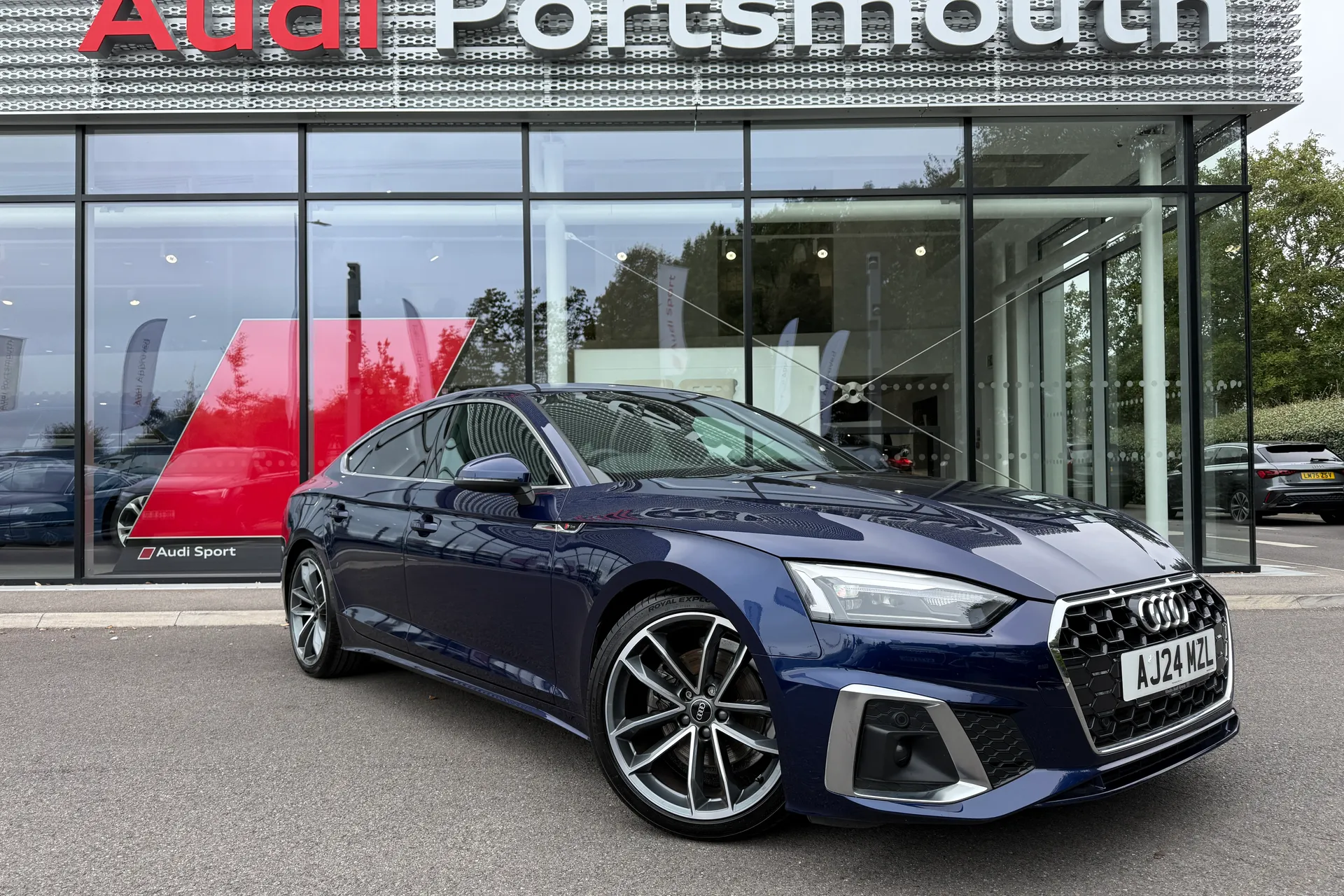 Audi A5 focused image