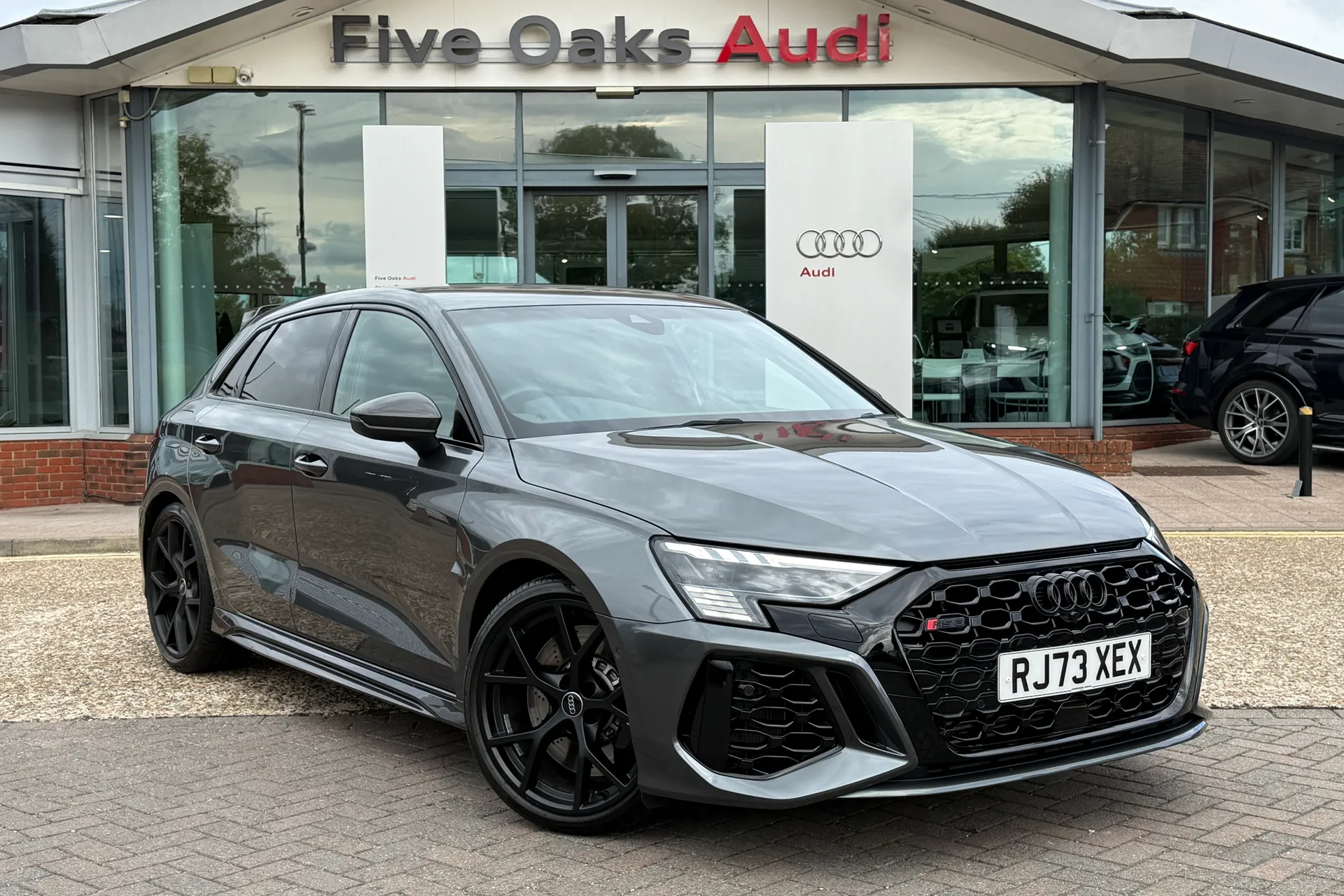 Audi RS3 focused image