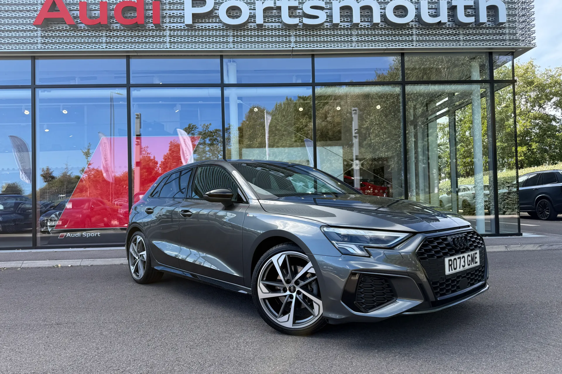 Audi A3 focused image