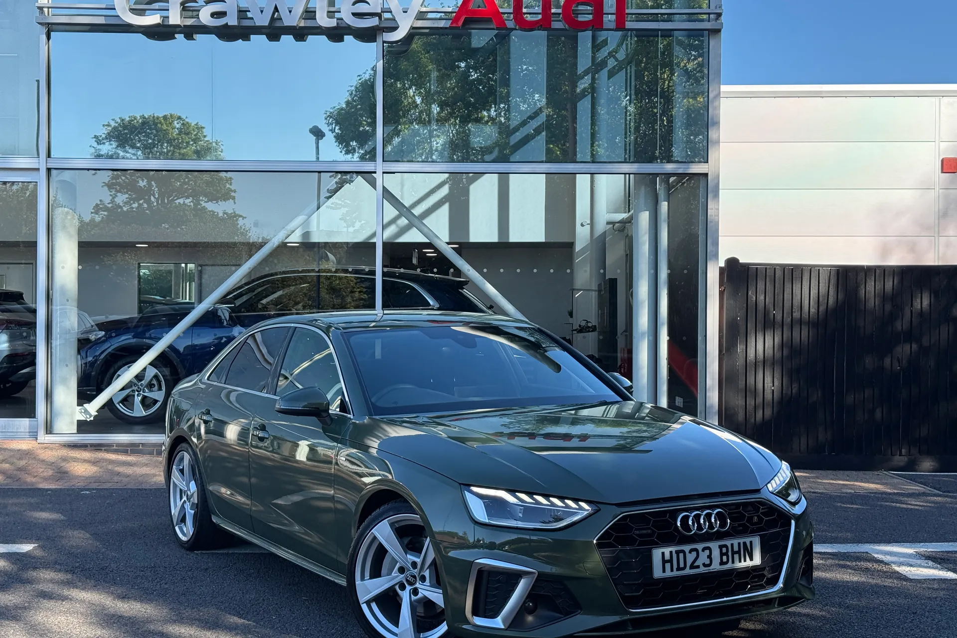 Audi A4 focused image