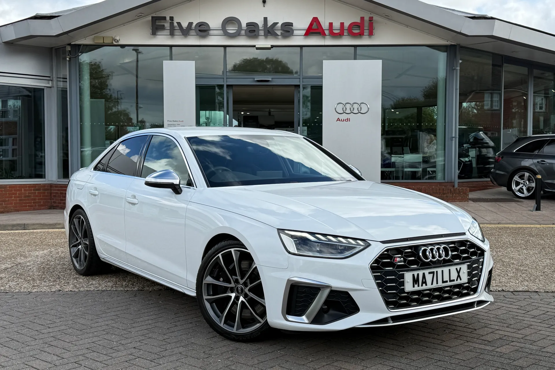 Audi A4 focused image