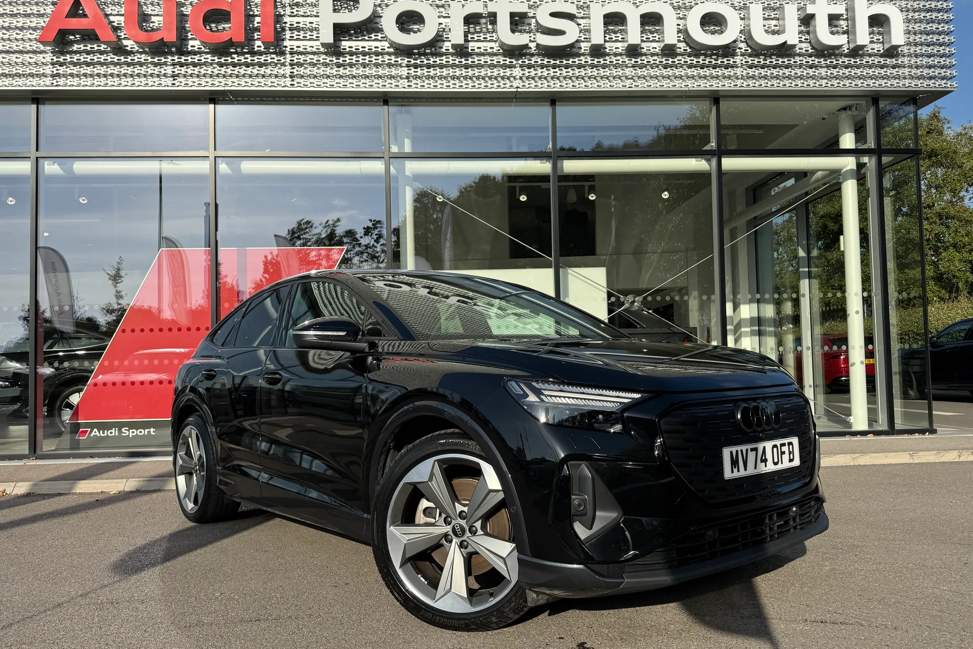 Audi Q4 focused image