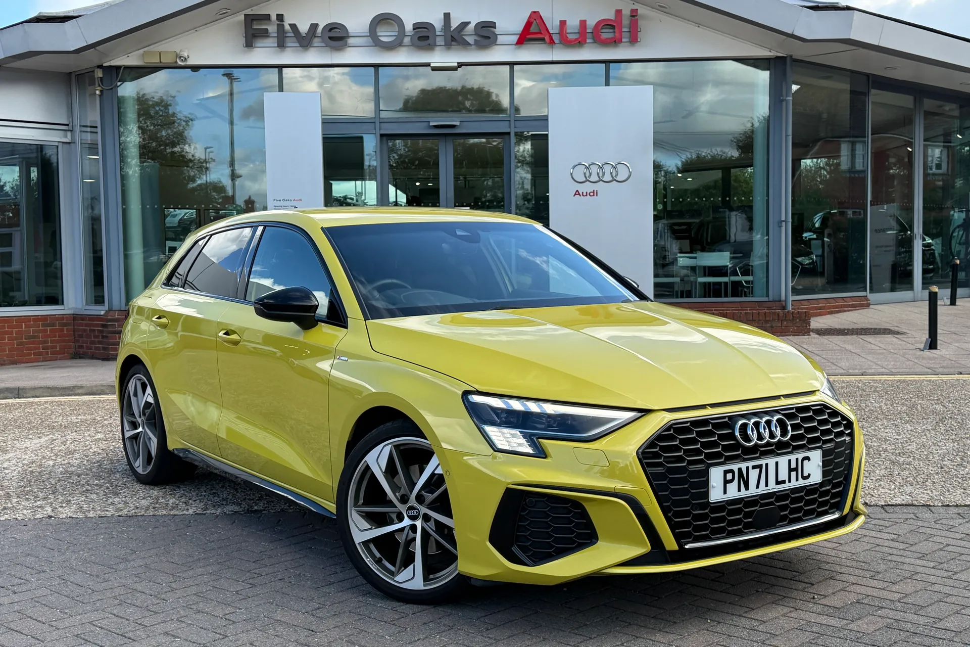 Audi A3 focused image