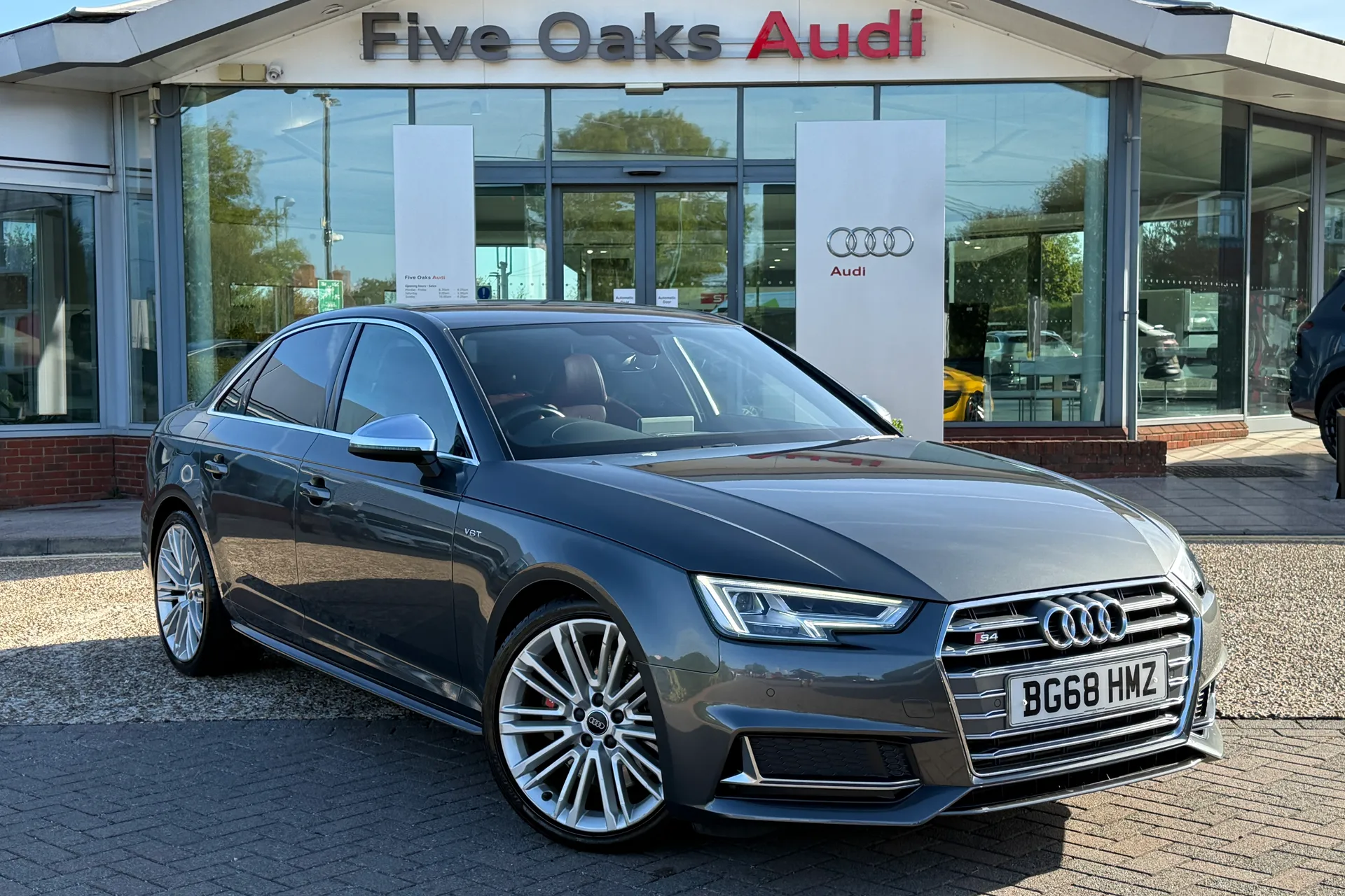 Audi A4 focused image