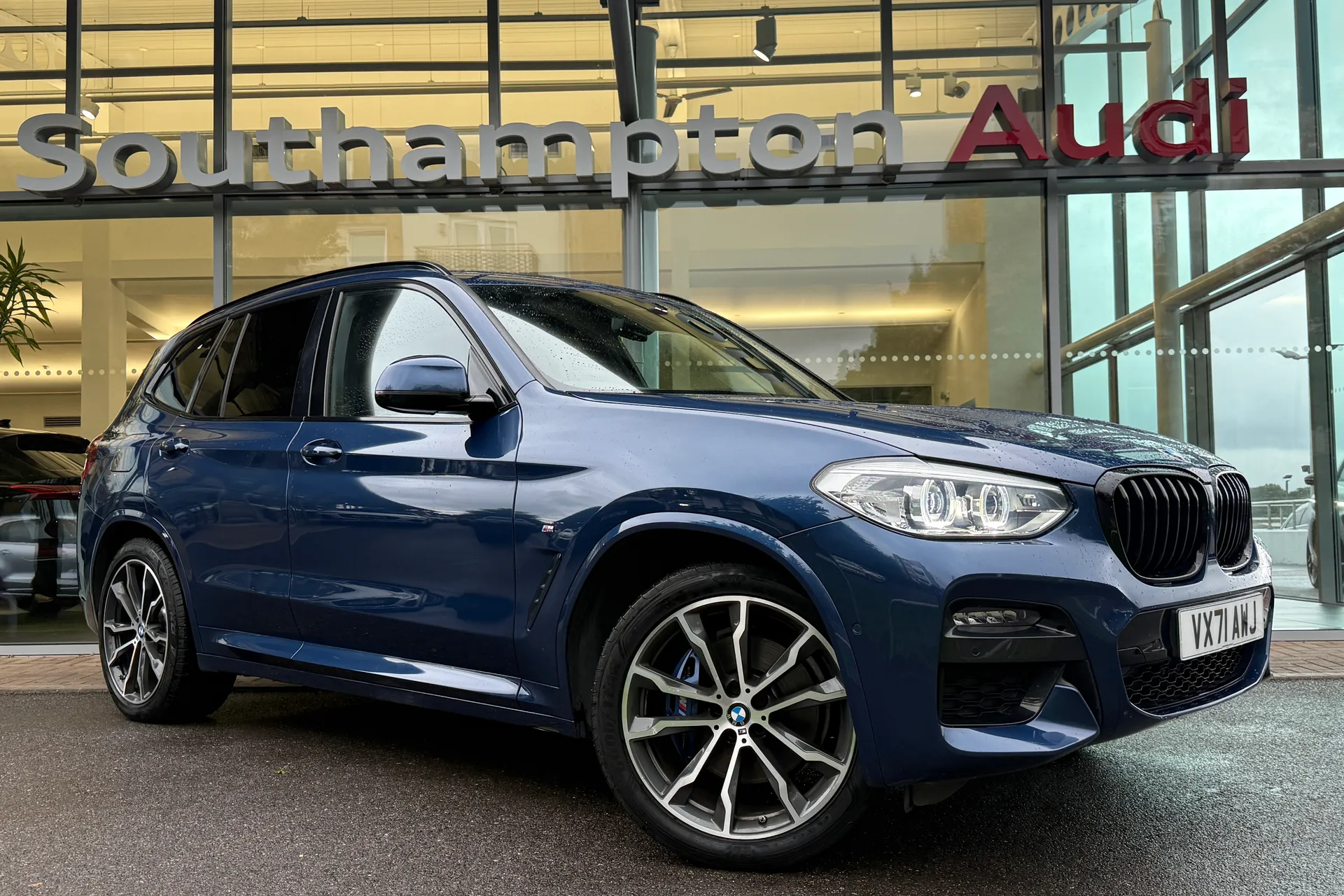 BMW X3 focused image