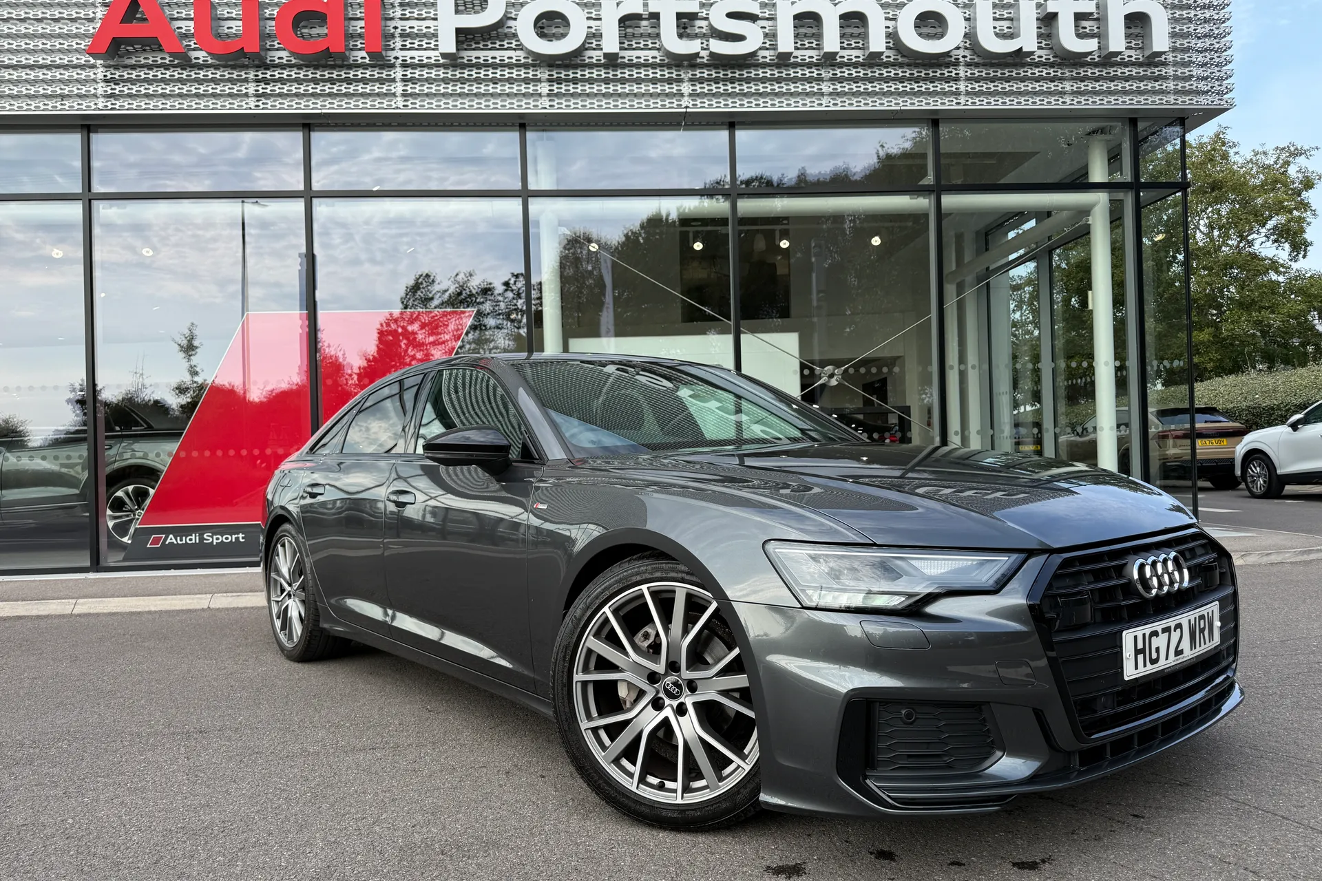 Audi A6 focused image