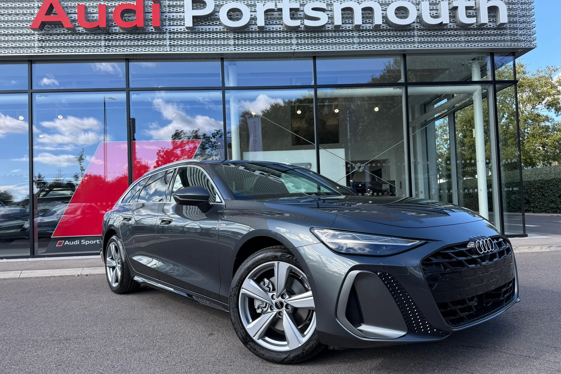 Audi A6 focused image