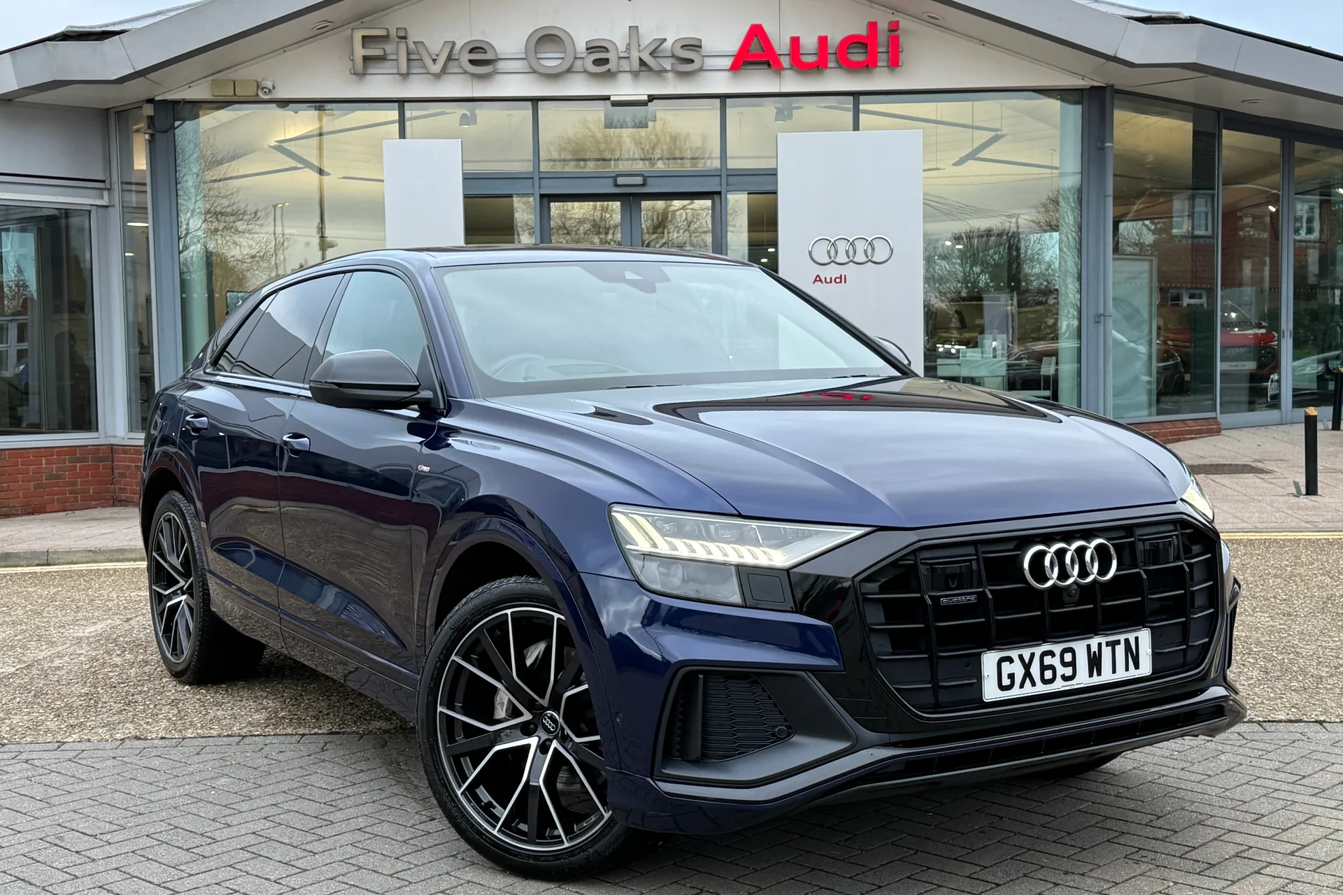 Audi Q8 focused image