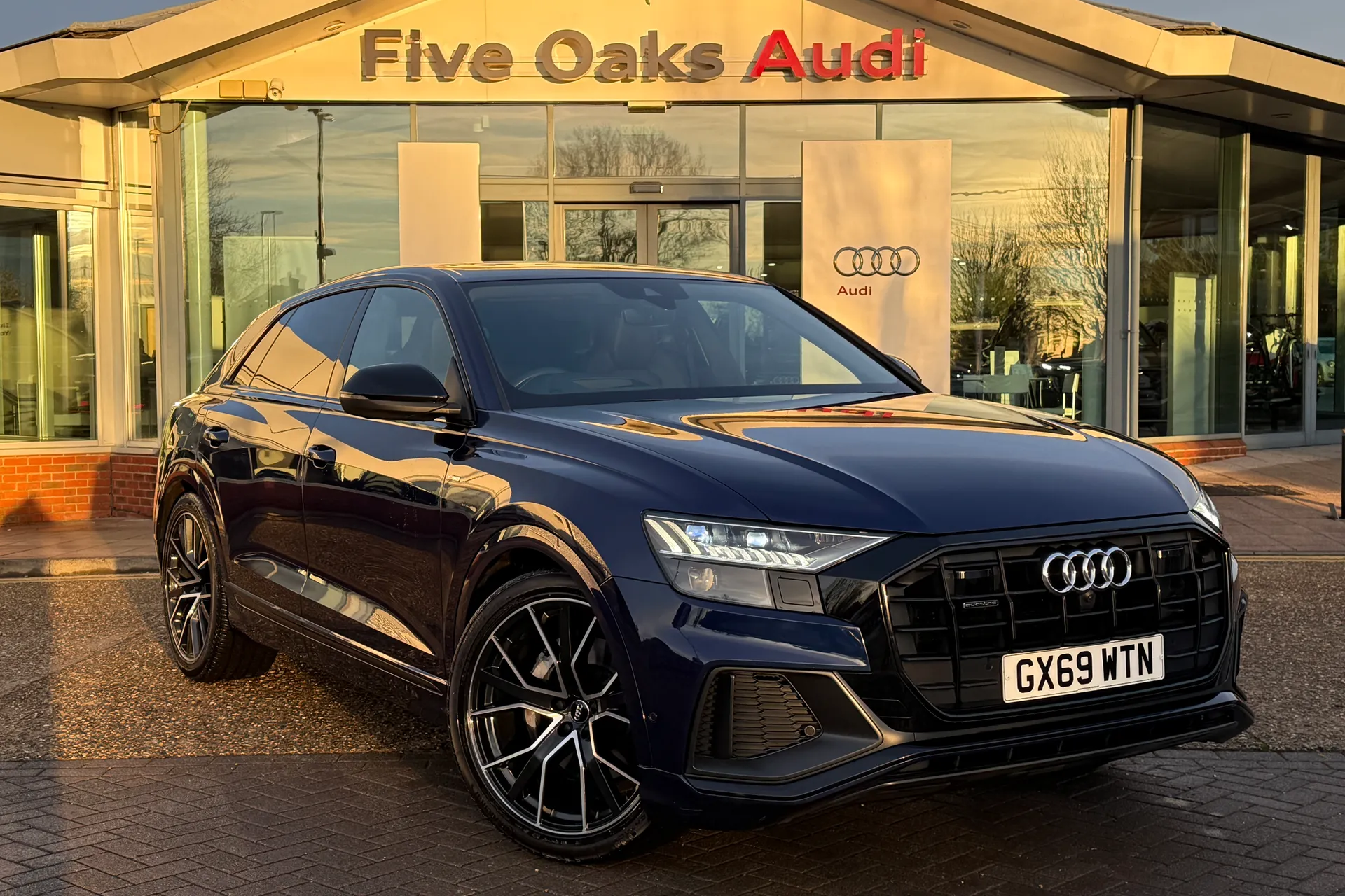 Audi Q8 focused image