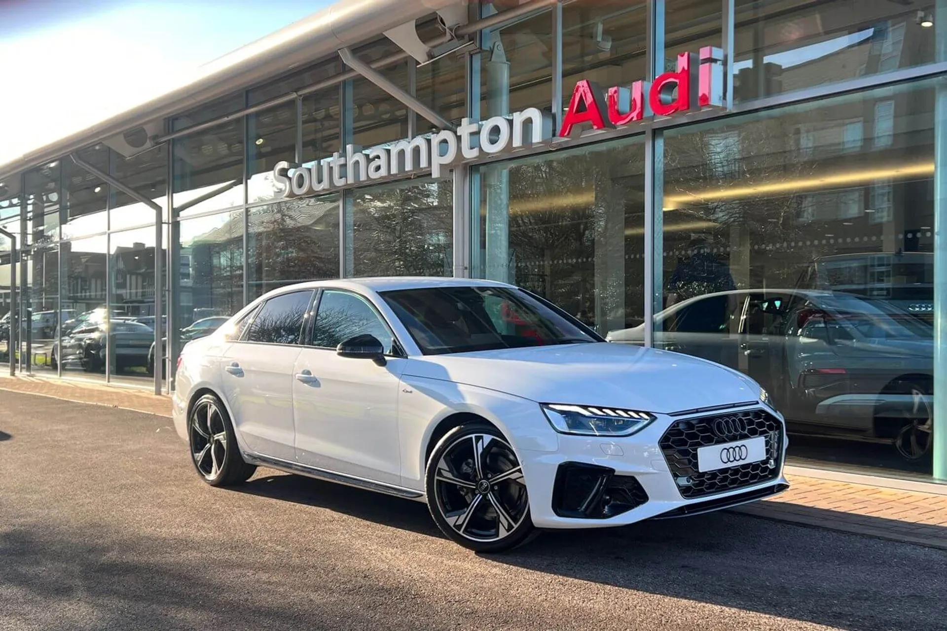Audi A4 focused image