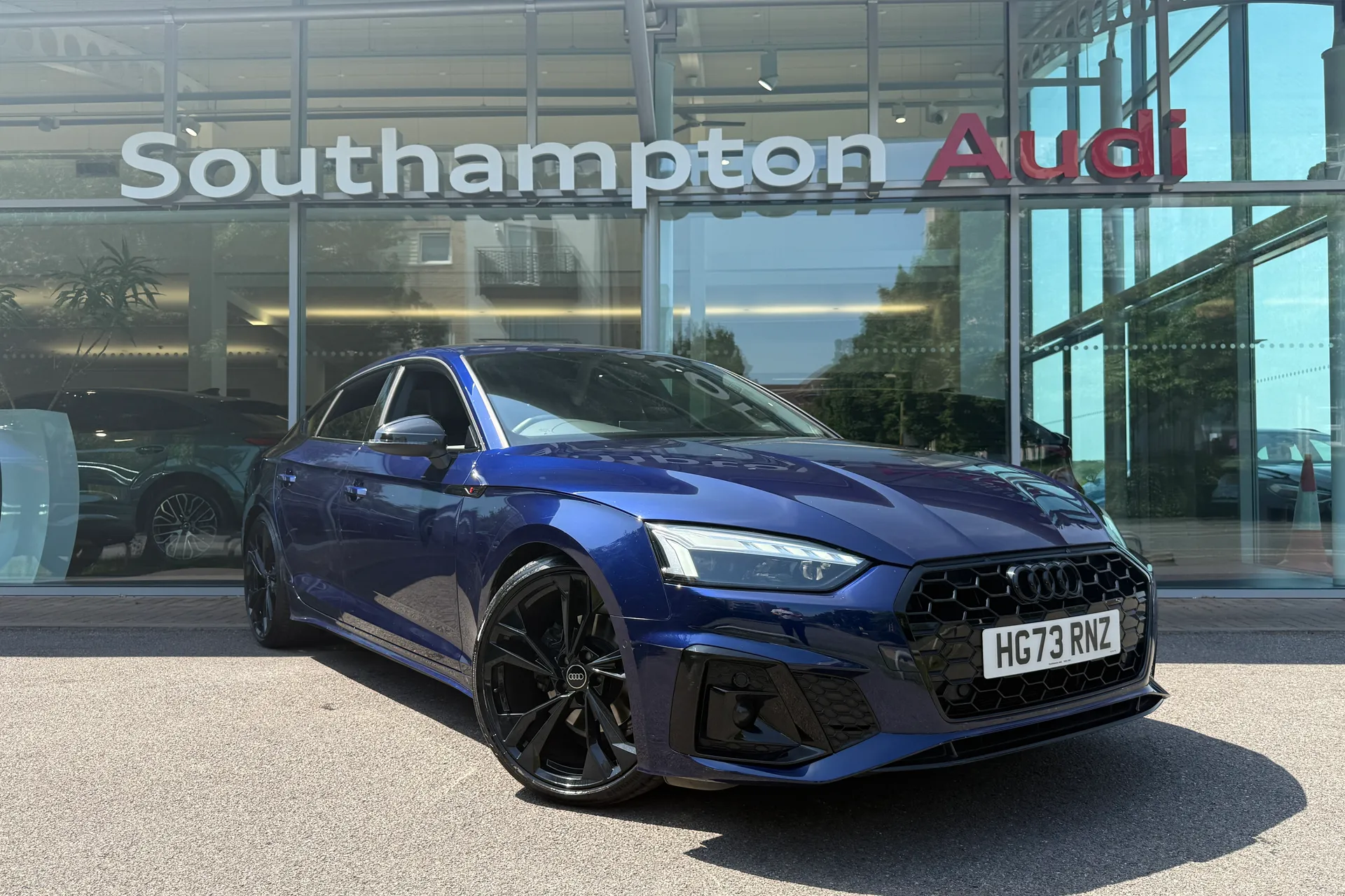 Audi A5 focused image