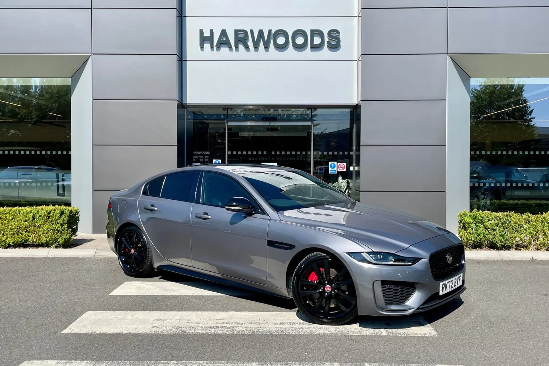 Jaguar XE focused image