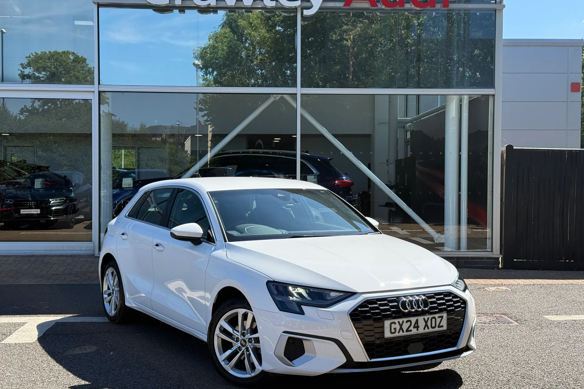 Audi A3 focused image