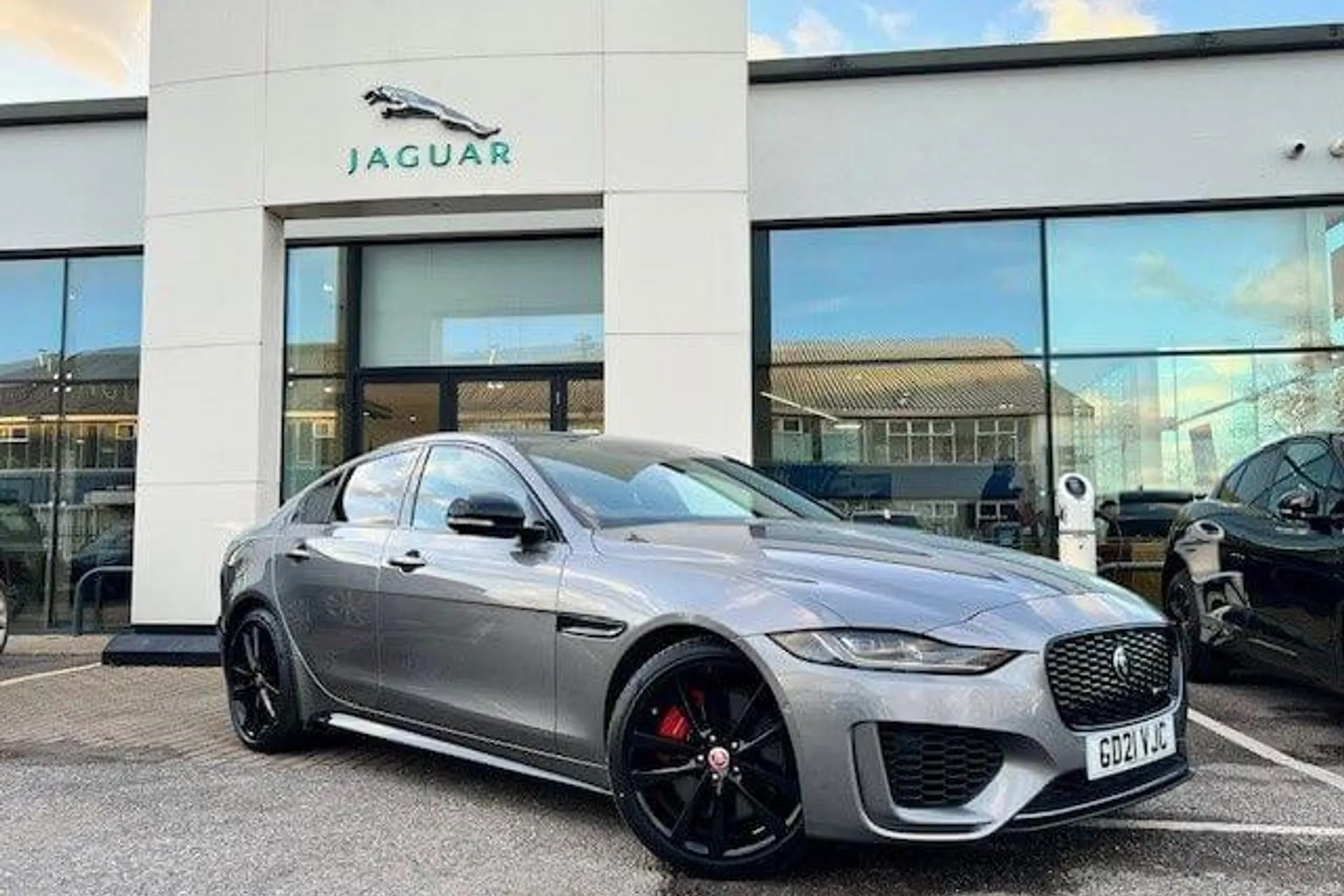 Jaguar XE focused image