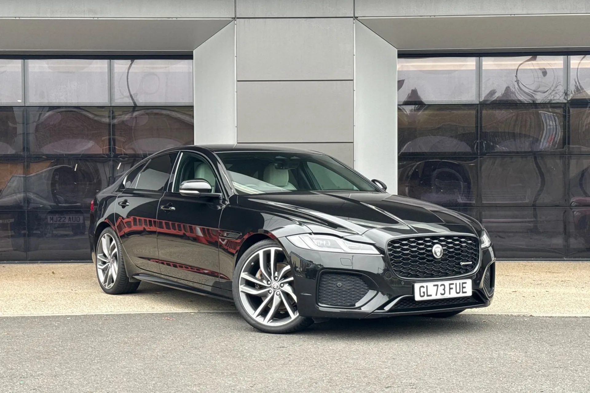 Jaguar XF focused image