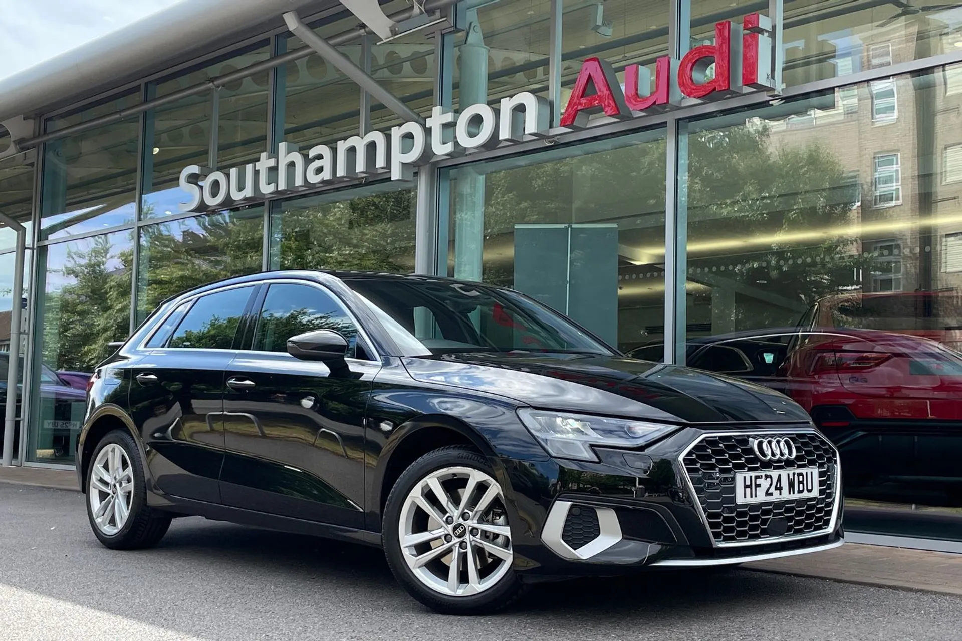 Audi A3 focused image