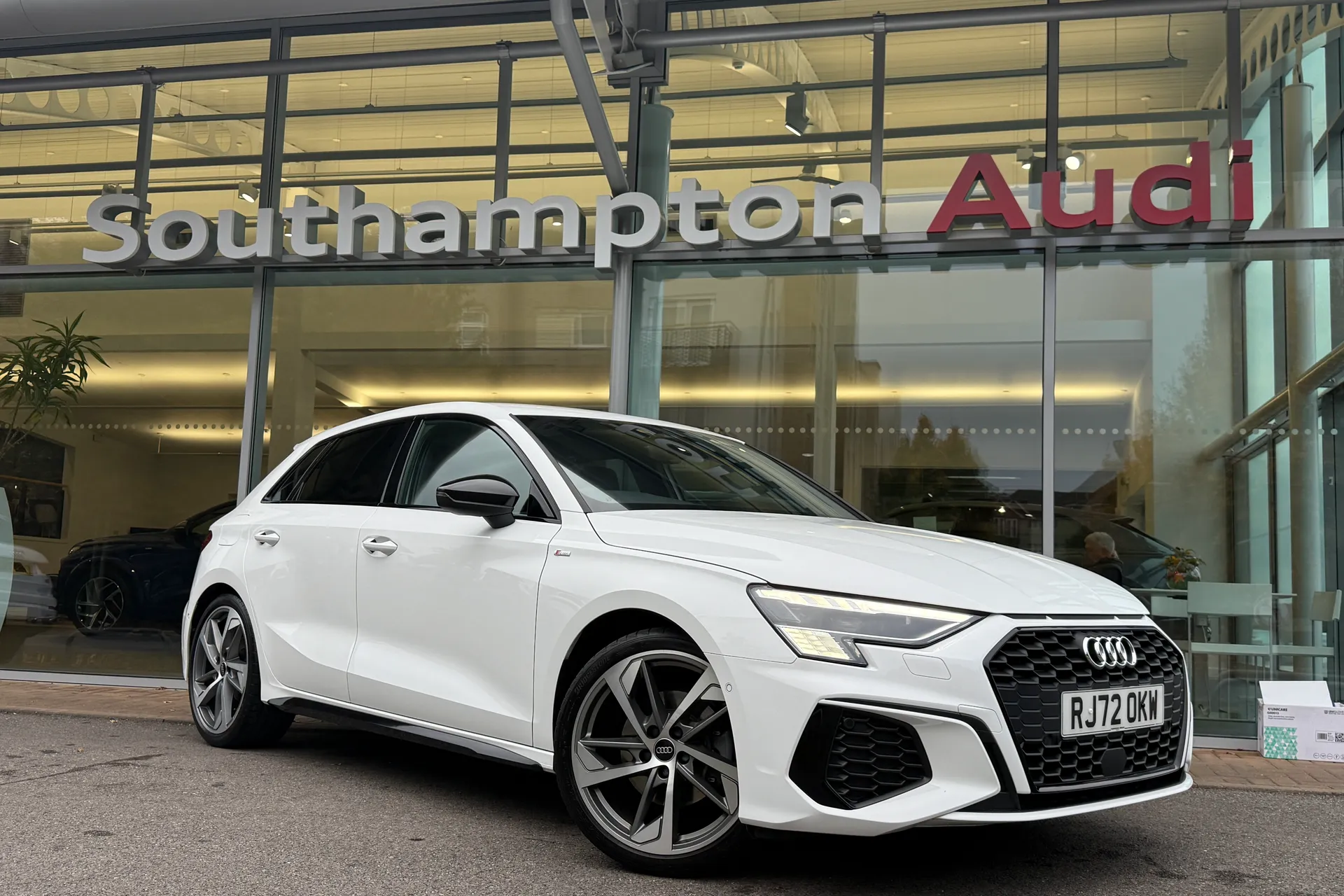 Audi A3 focused image