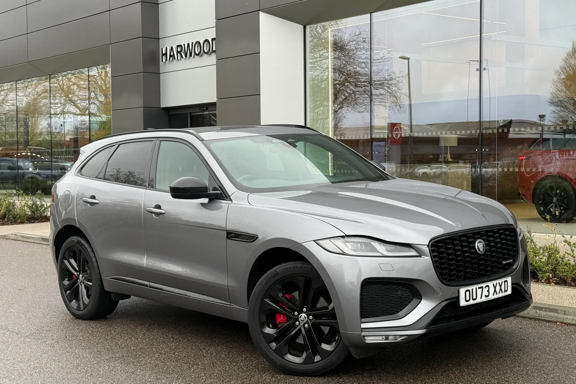 Jaguar F-PACE focused image