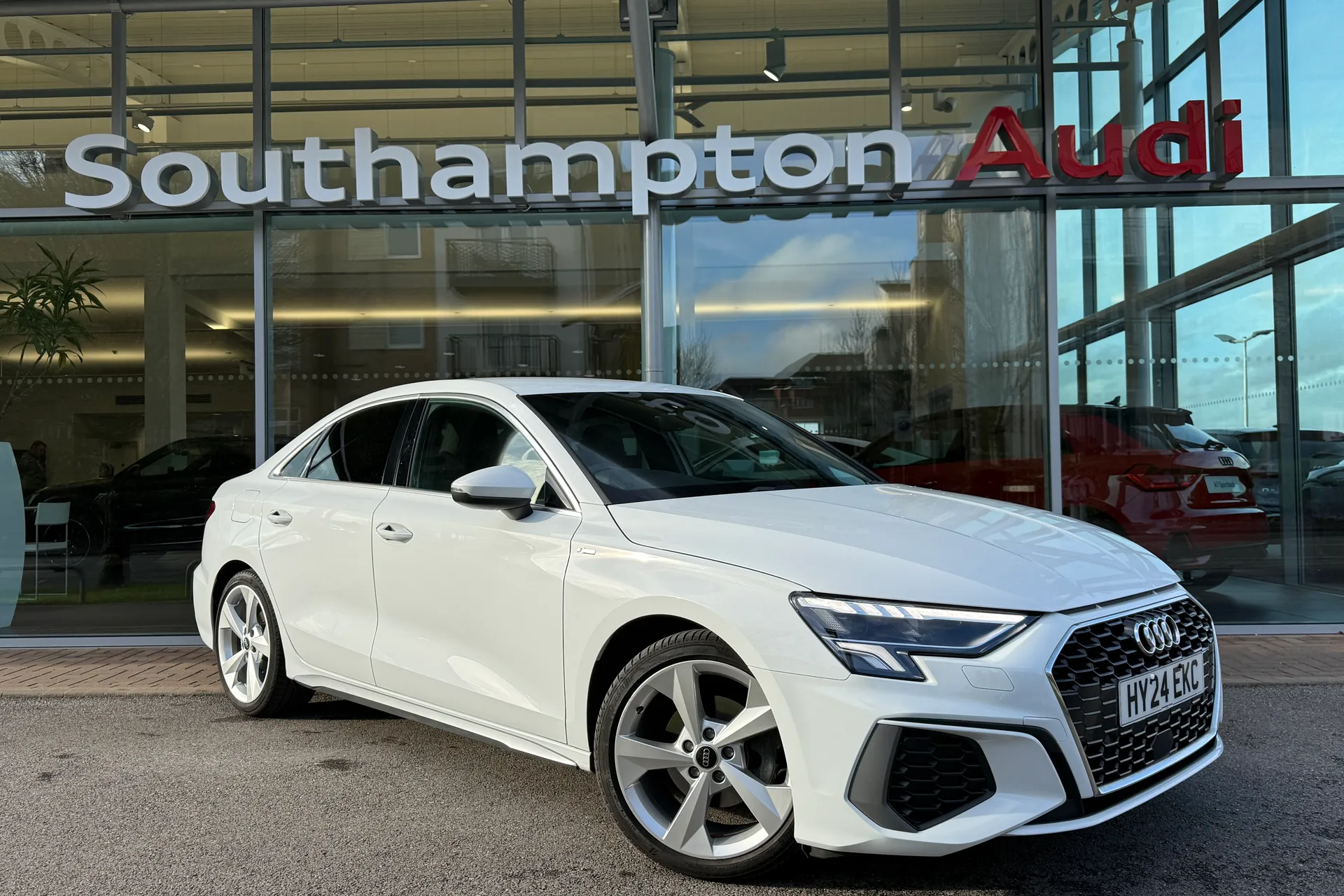 Audi A3 focused image