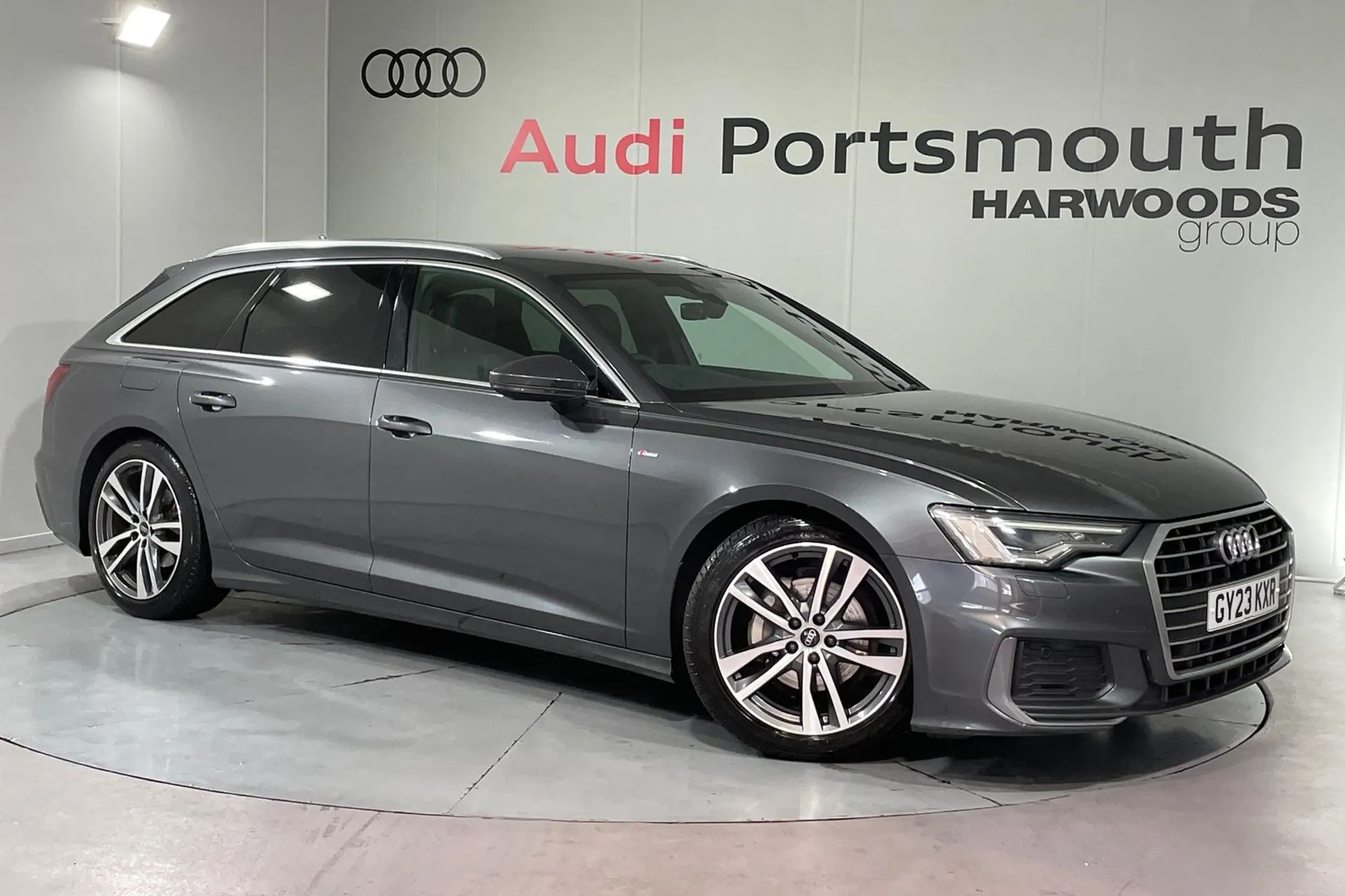 Audi A6 focused image