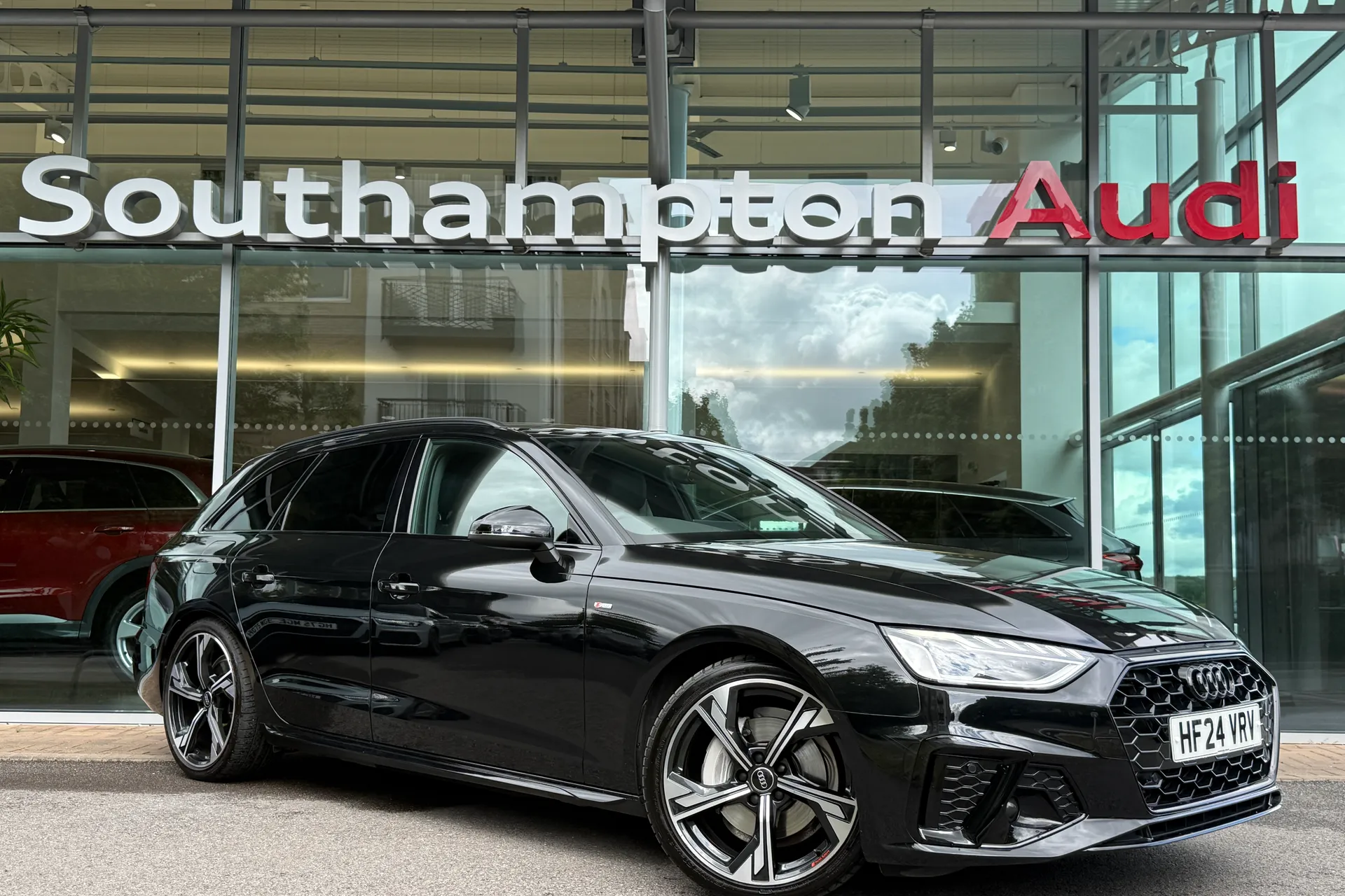 Audi A4 focused image