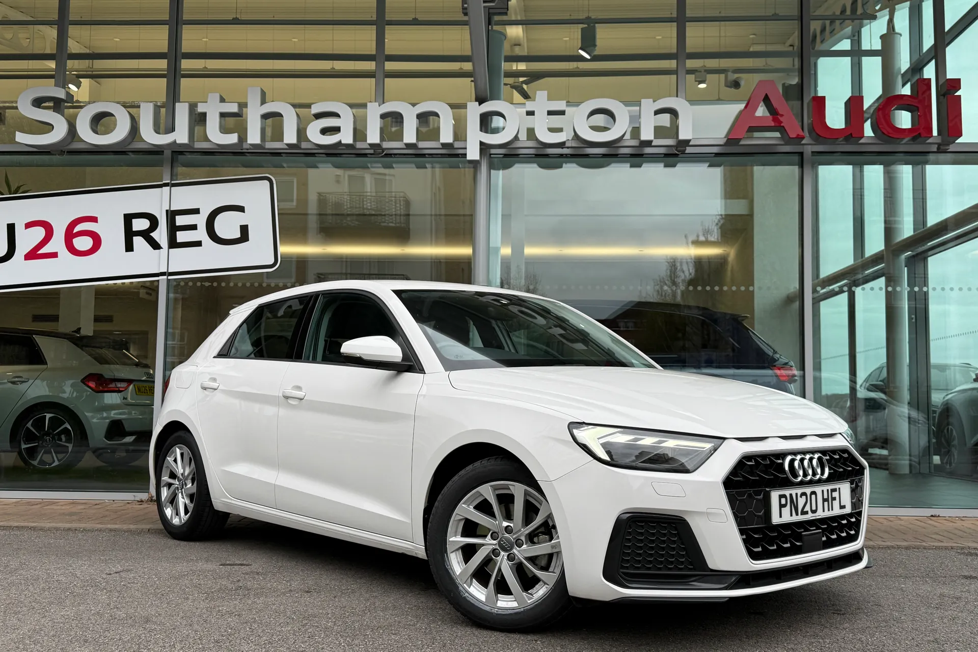 Audi A1 focused image