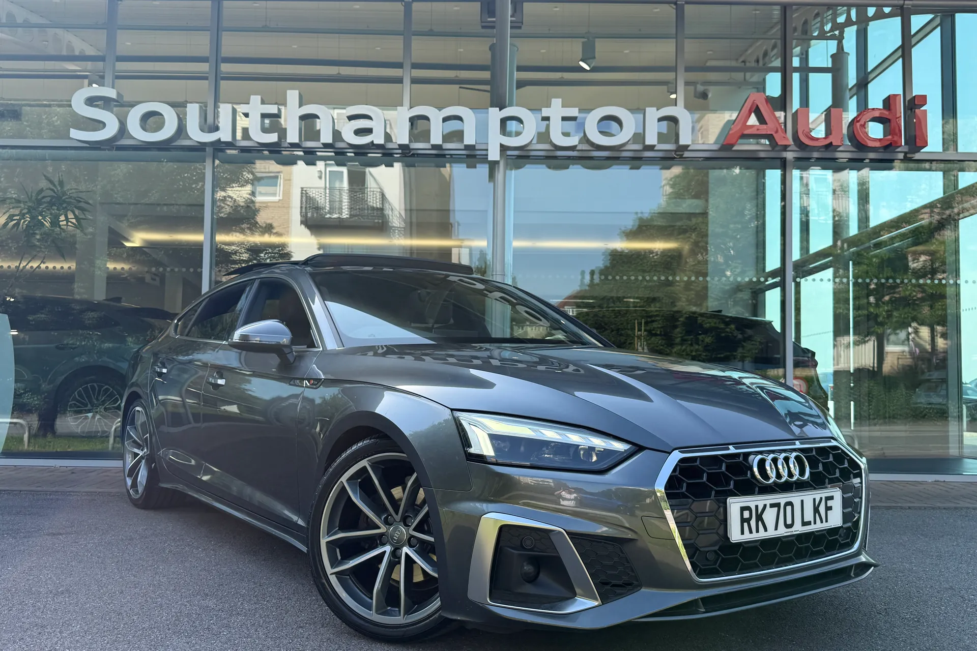 Audi A5 focused image
