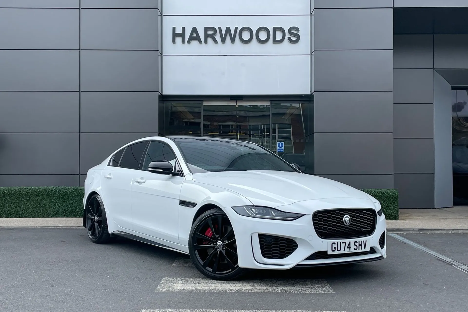 Jaguar XE focused image